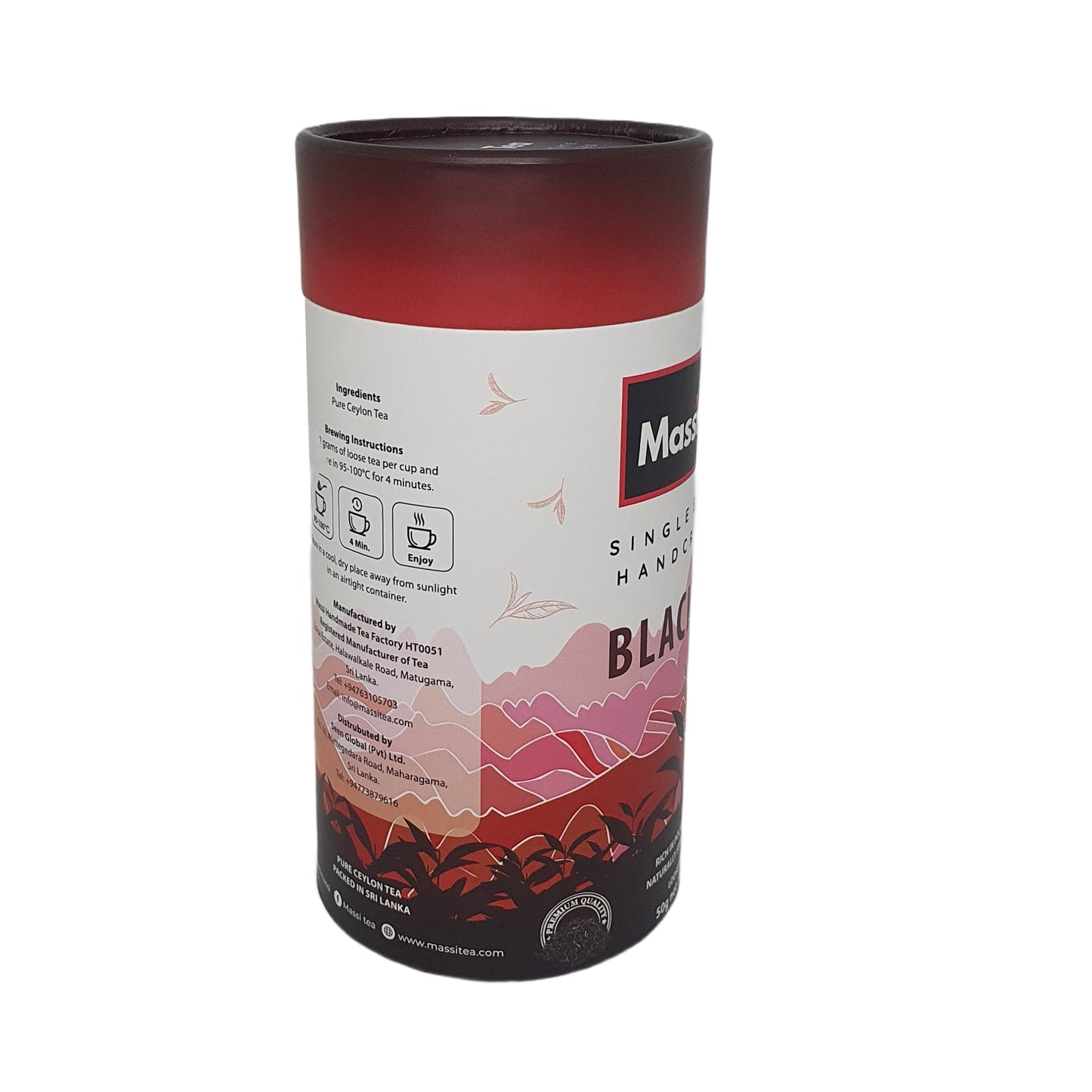 Massi Te Single Estate Håndlavet Sort Te (50g)