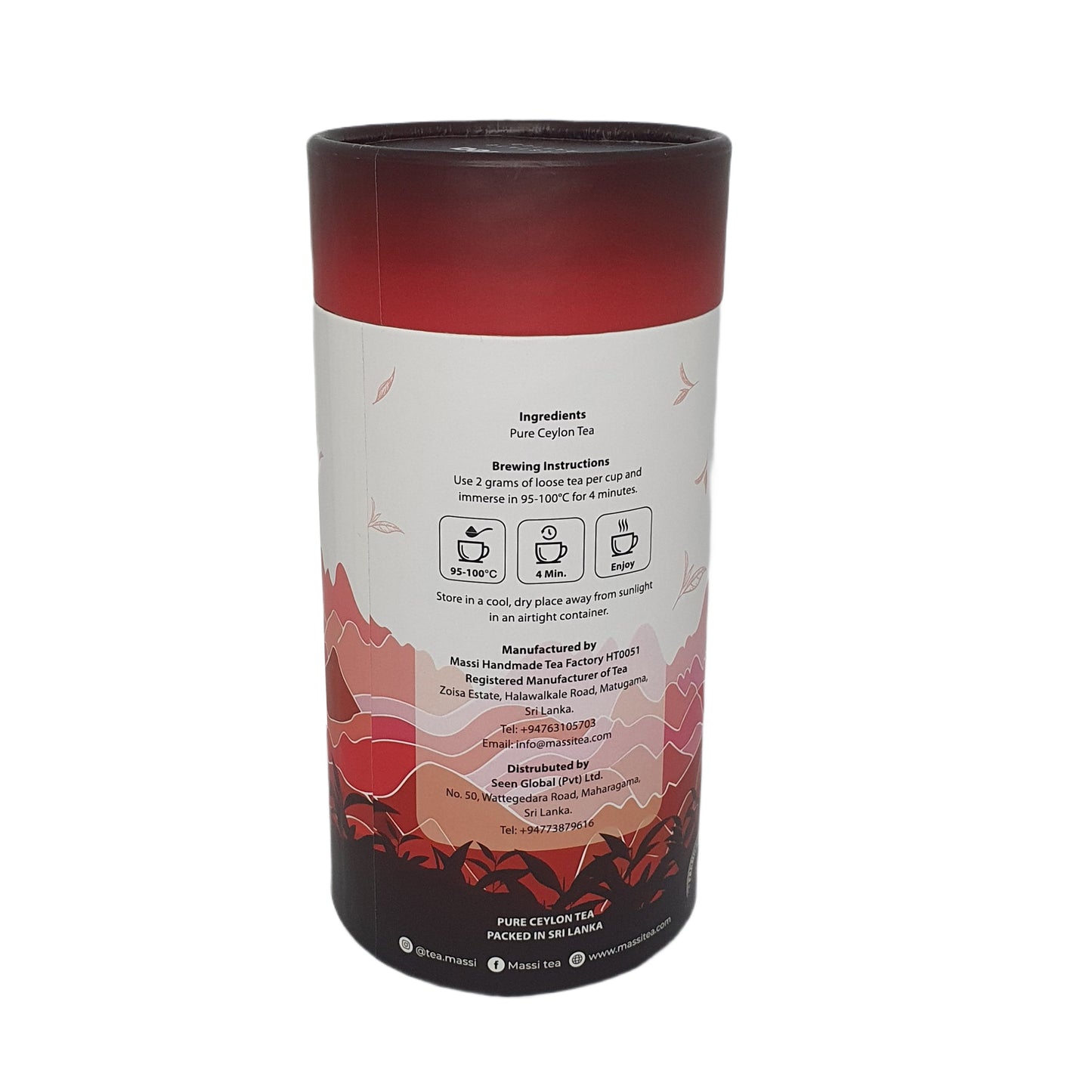 Massi Te Single Estate Håndlavet Sort Te (50g)