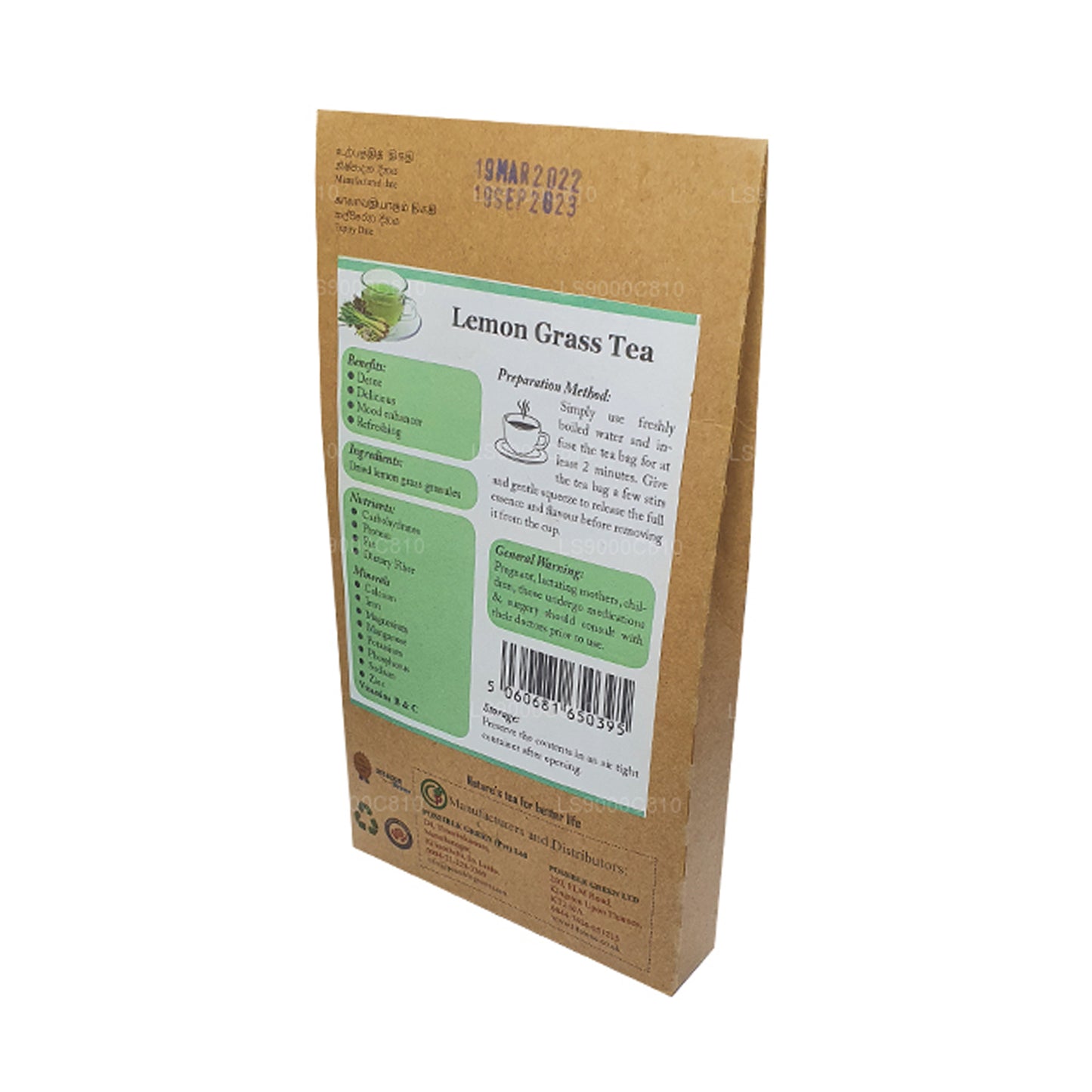 Lifetone Citrongræs Te (30 g)