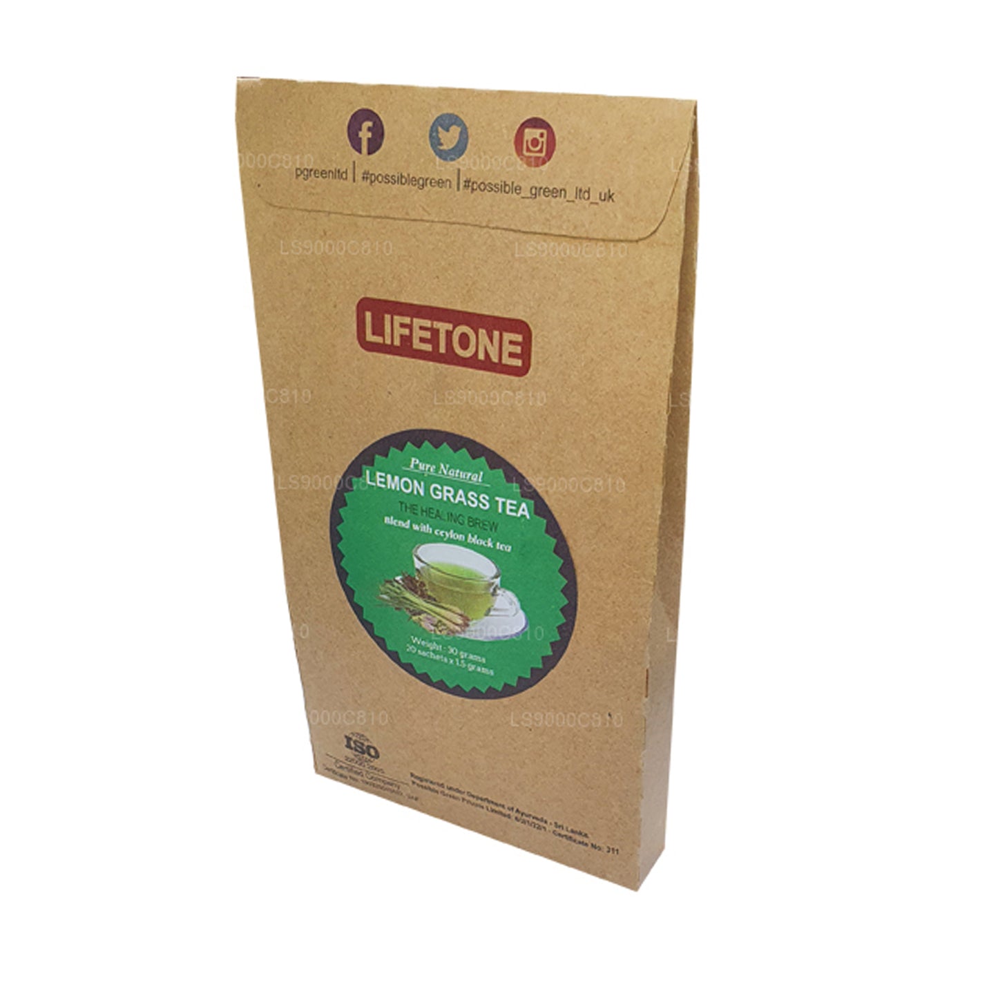 Lifetone Citrongræs Te (30 g)