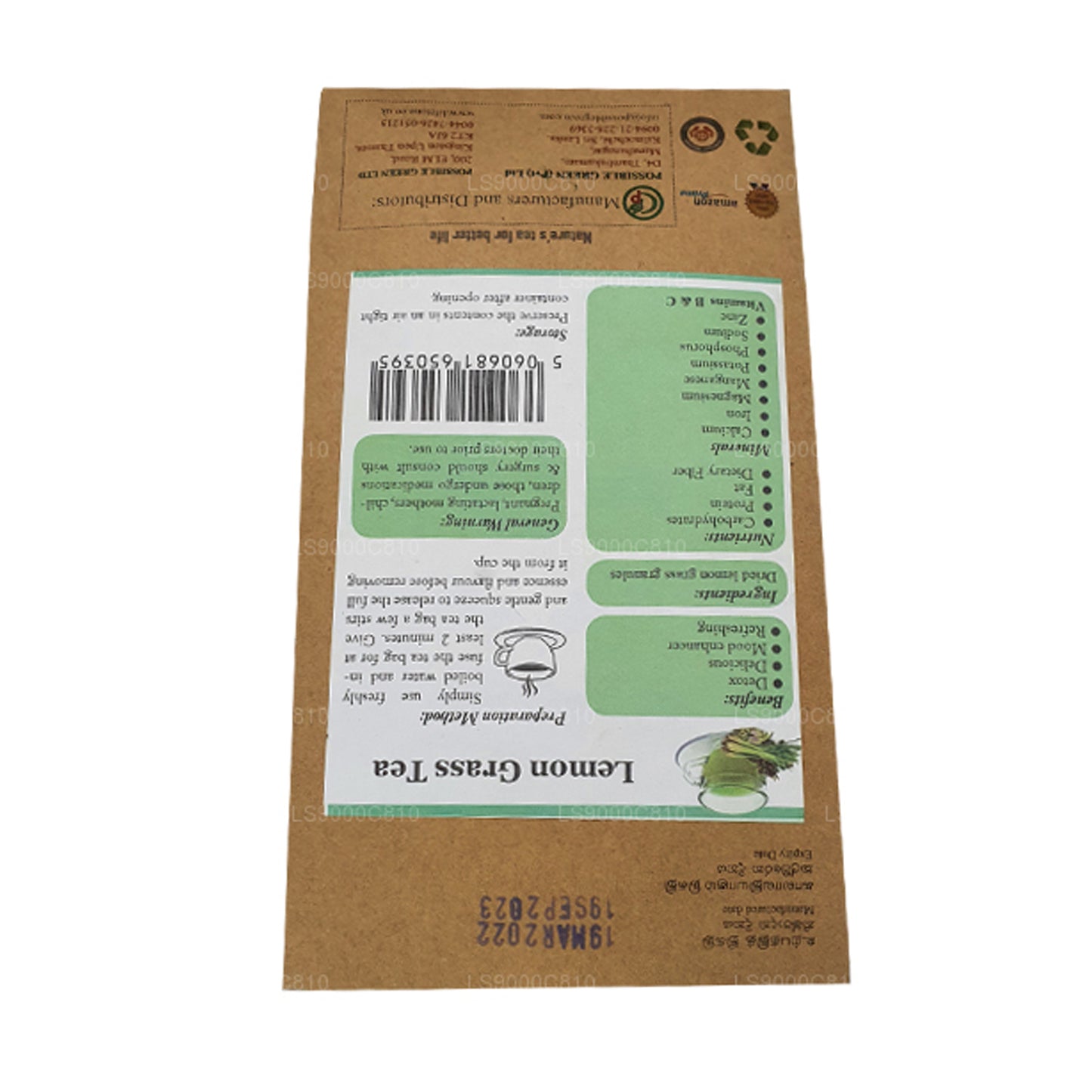 Lifetone Citrongræs Te (30 g)