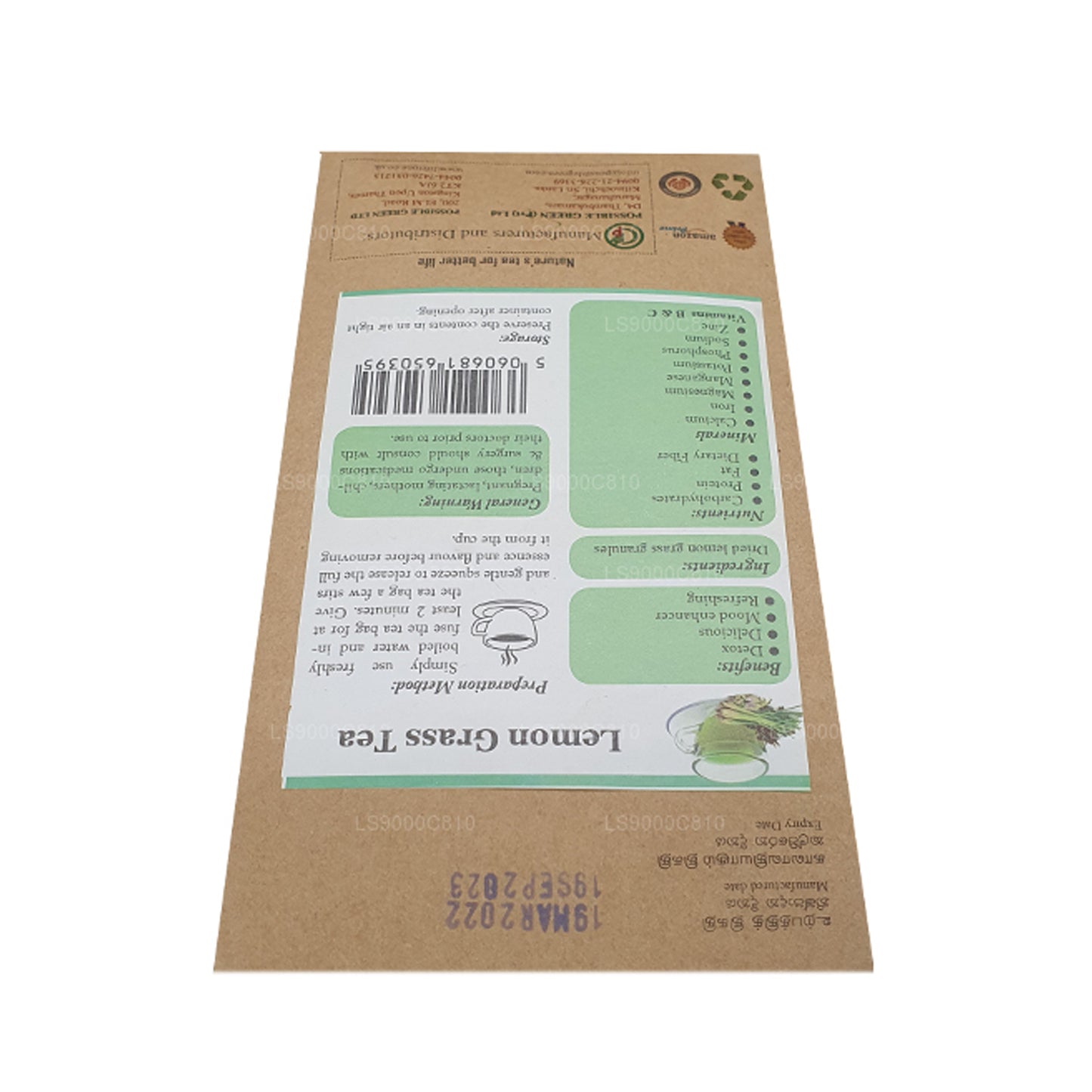 Lifetone Citrongræs Te (30 g)