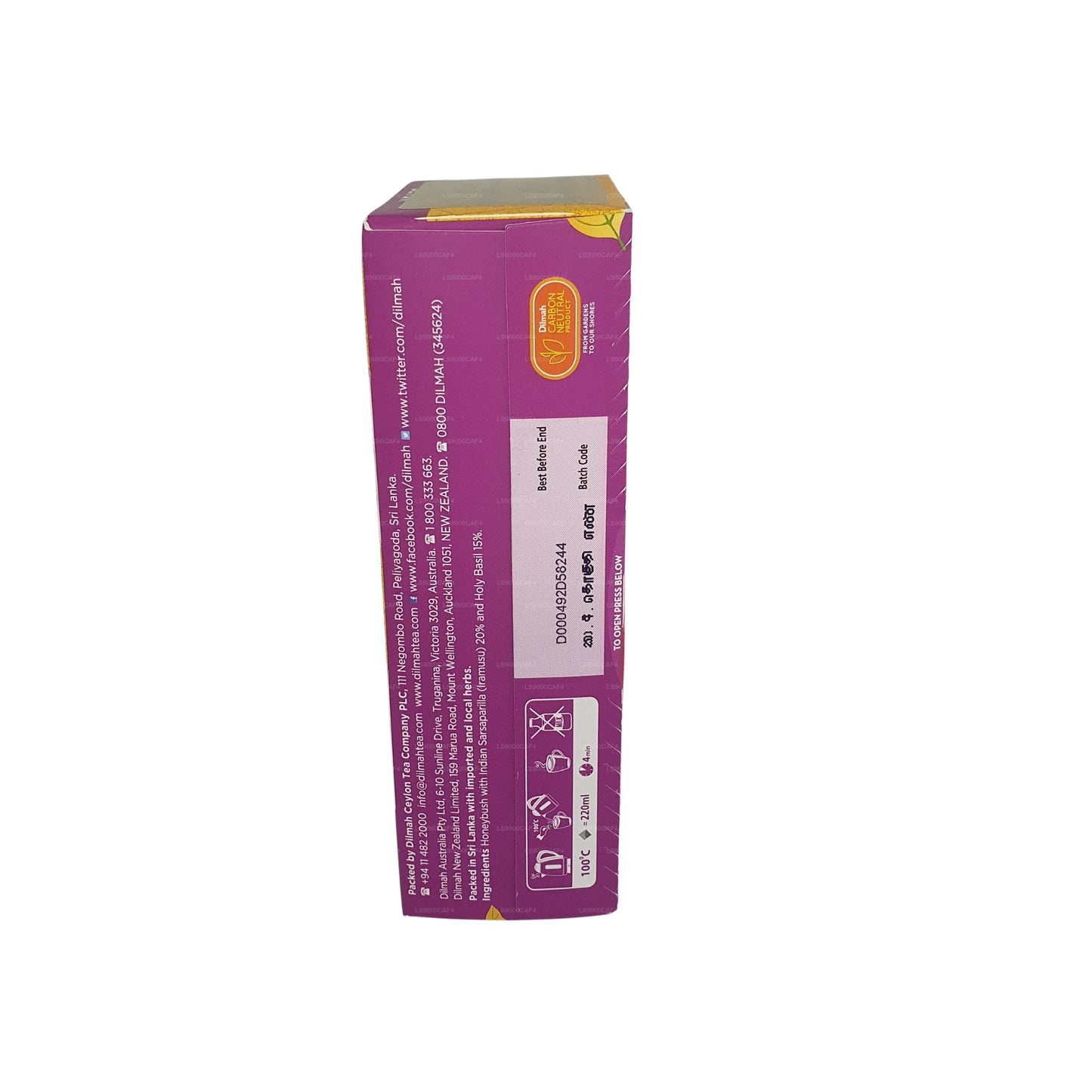 Dilmah Arana Detox naturlig urteinfusion (20 tagless teposer)