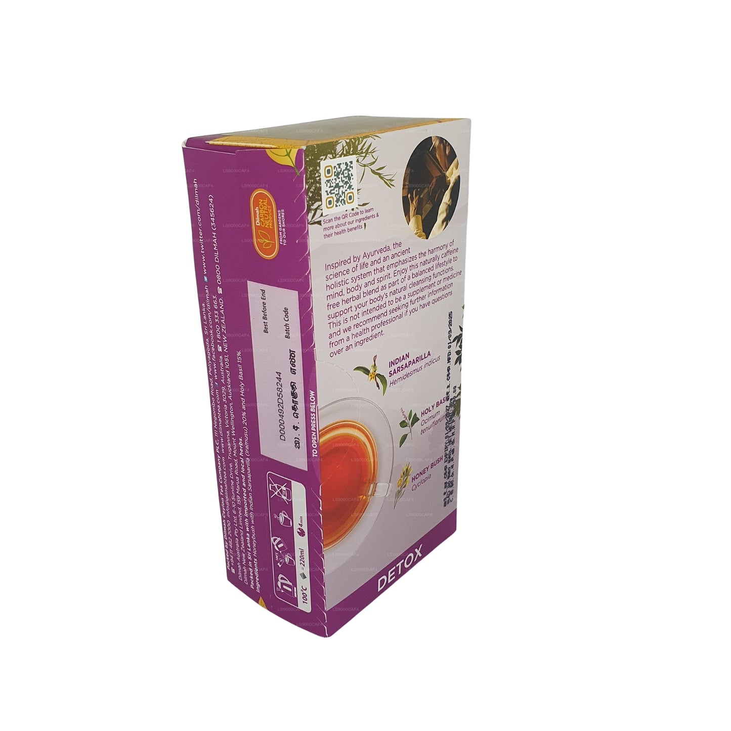Dilmah Arana Detox naturlig urteinfusion (20 tagless teposer)