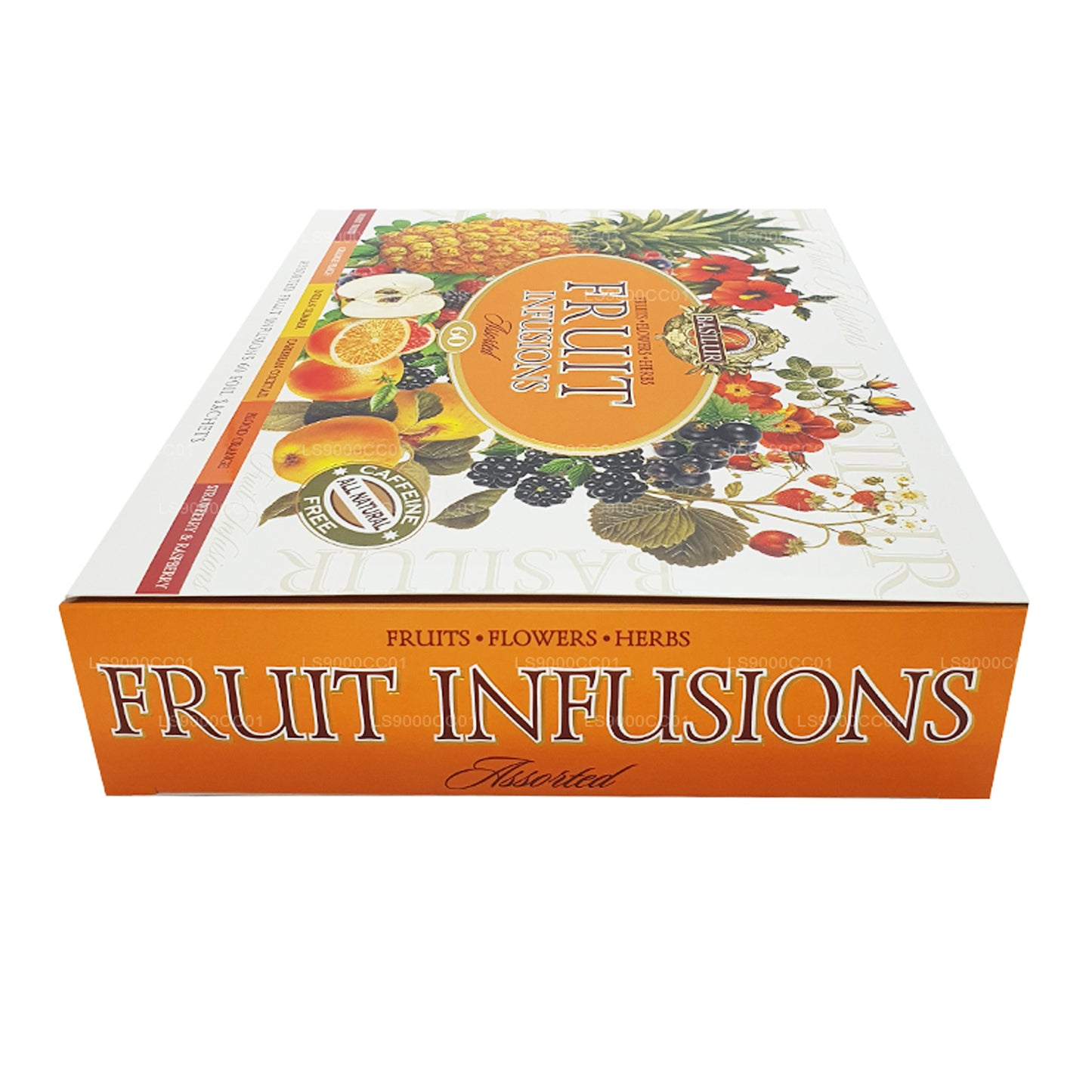 Basilur Ceylon te „Frugtinfusioner“ Assorterede 60 teposer