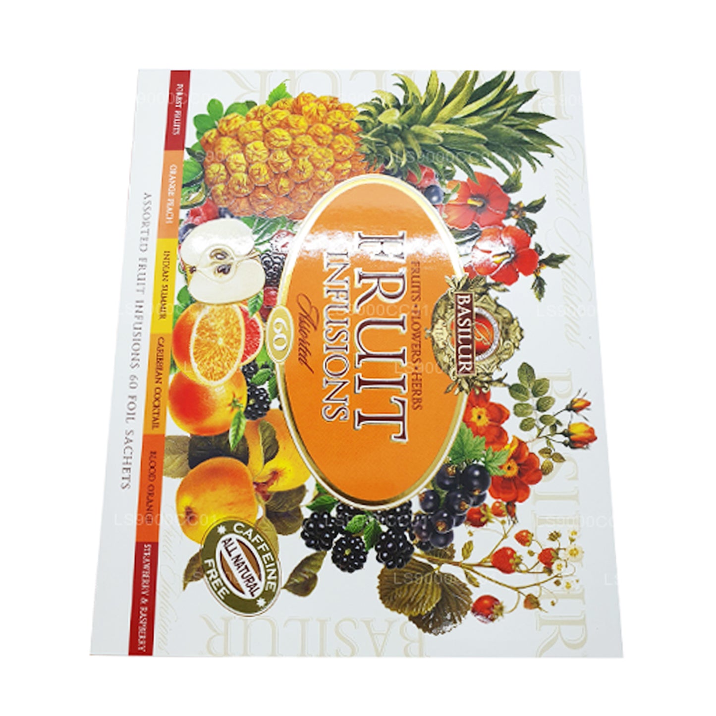 Basilur Ceylon te „Frugtinfusioner“ Assorterede 60 teposer