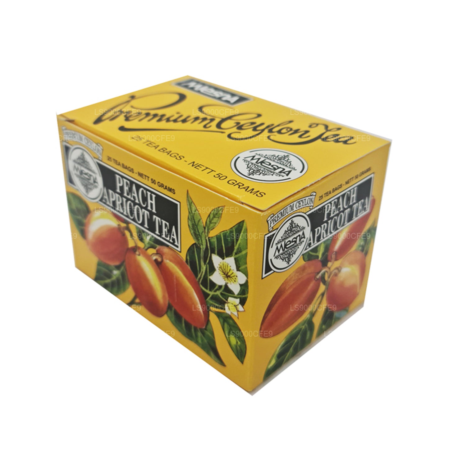 Mlesna Fersken Abrikos Te 25 Tebreve (50g)