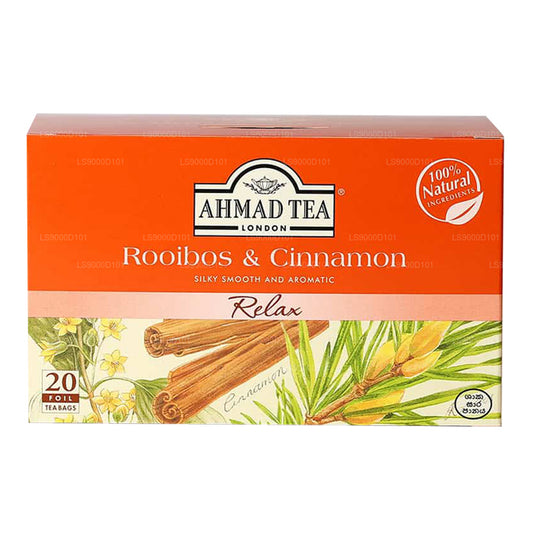 Ahmad Tea Rooibos og kanel 20 folie teposer (30 g)