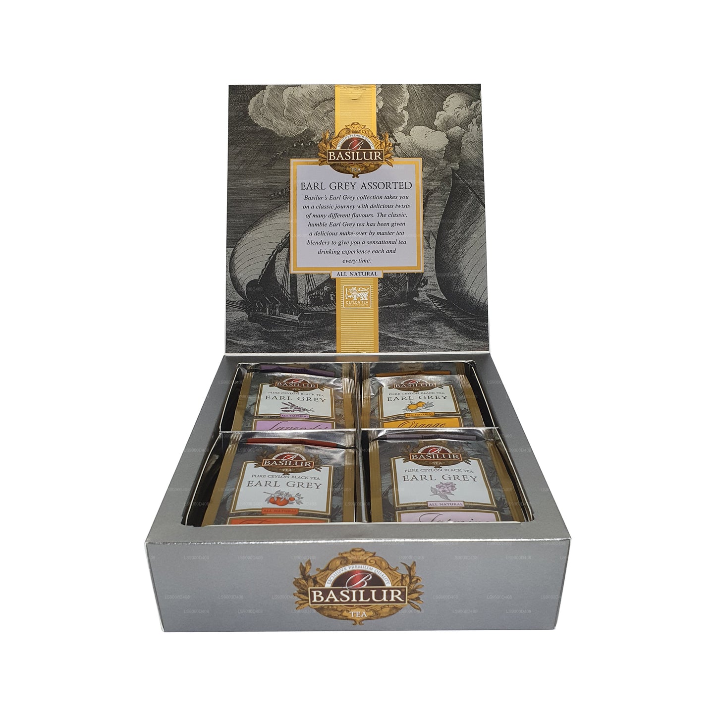 Basilur Earl Grey Kollektion Assorteret (80g)