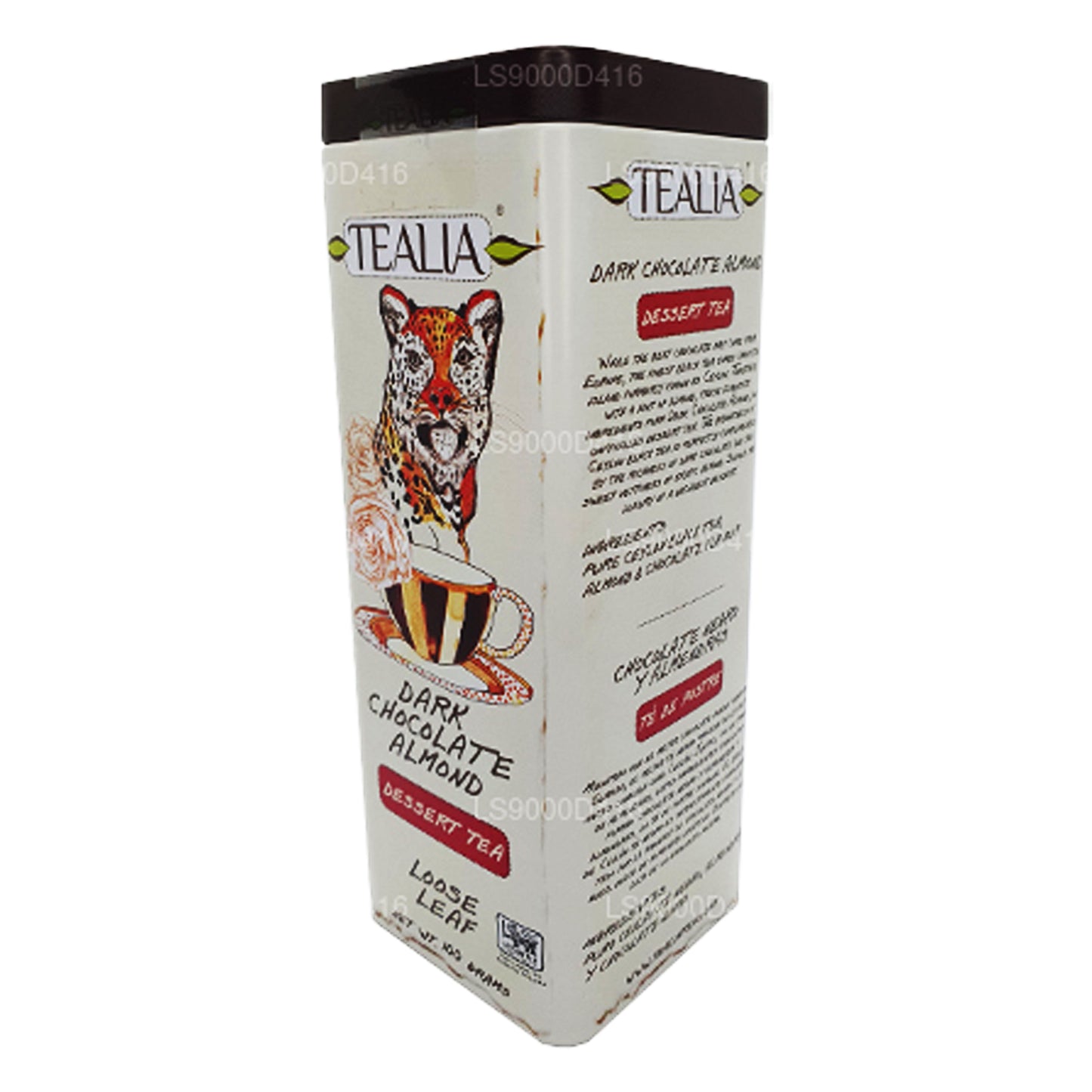 Tealia Mørk Chokolade Mandel Loose Leaf (100g)