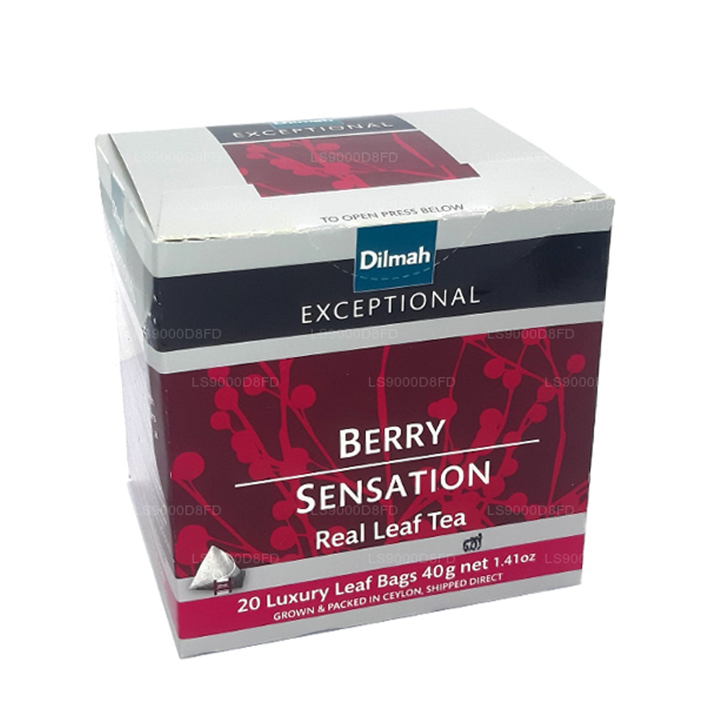 Dilmah Enestående Berry Sensation Ægte Leaf Te (40g) 20 teposer