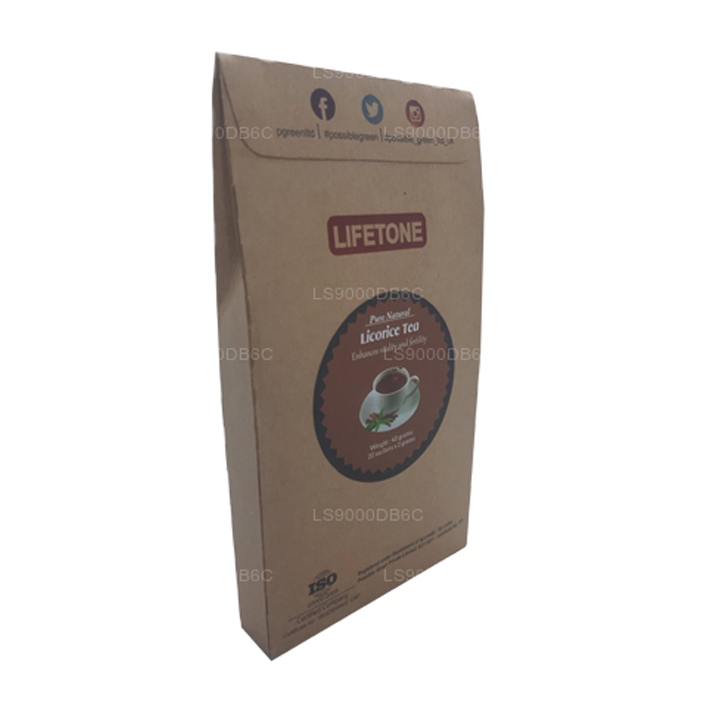 Lifetone lakrids te (40g)
