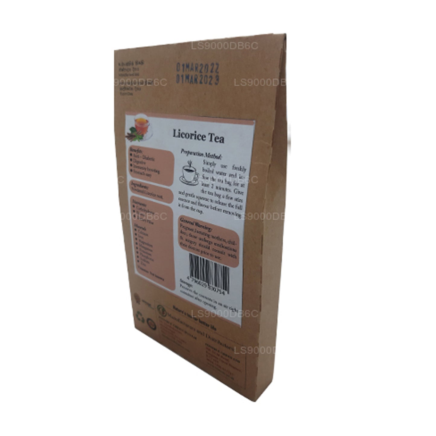 Lifetone lakrids te (40g)