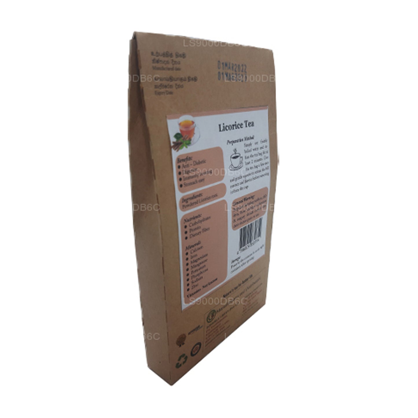 Lifetone lakrids te (40g)