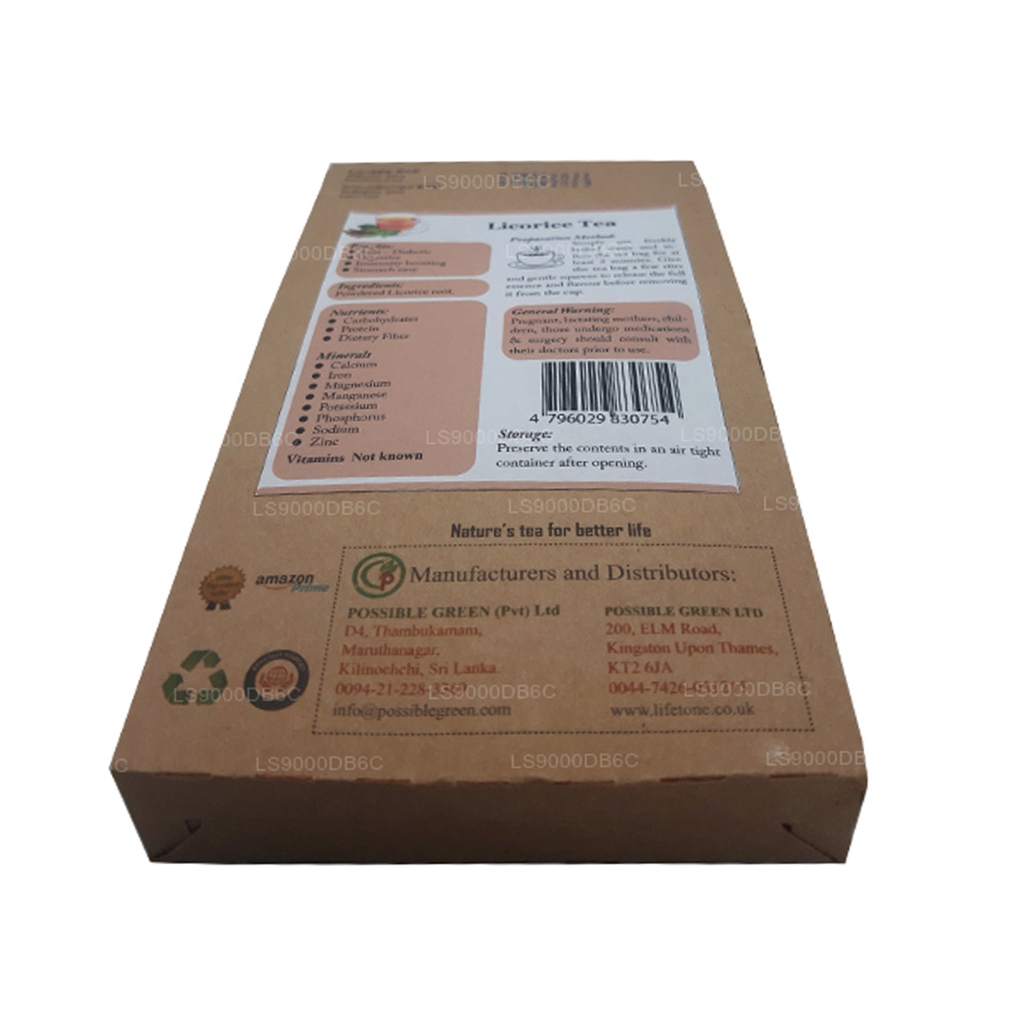 Lifetone lakrids te (40g)