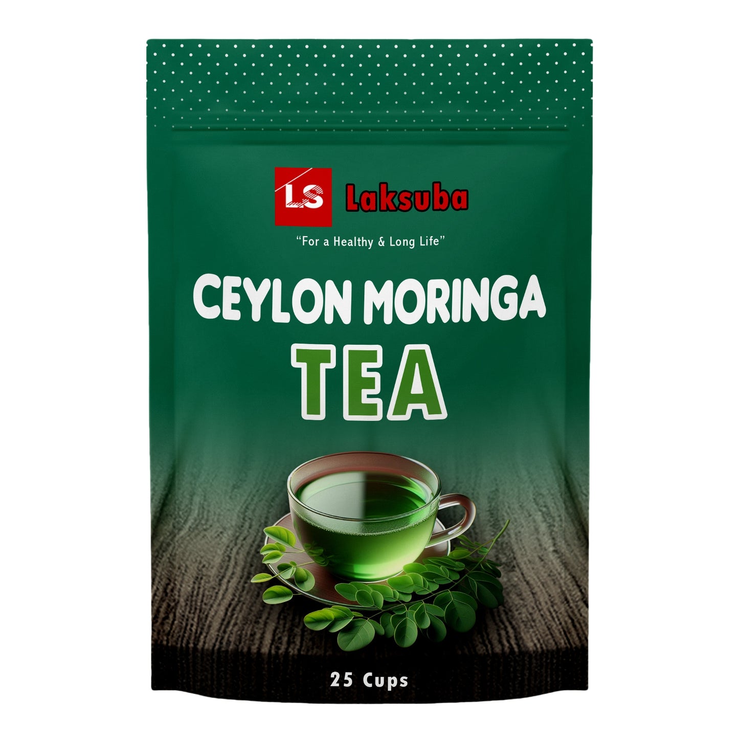 Laksuba Ceylon Moringa Te (37,5 g) 25 tebreve