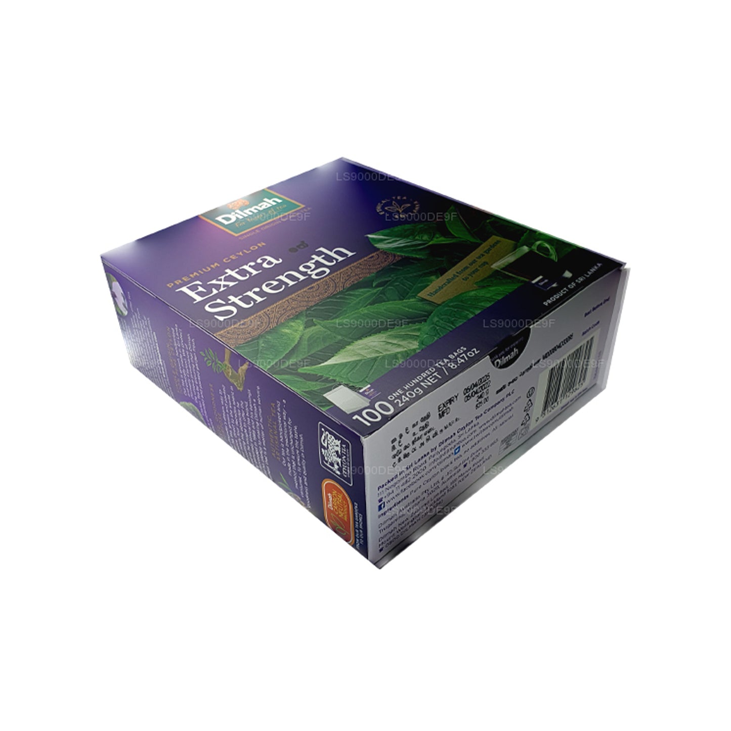Dilmah Premium ekstra styrke Ceylon te (240 g) 100 teposer