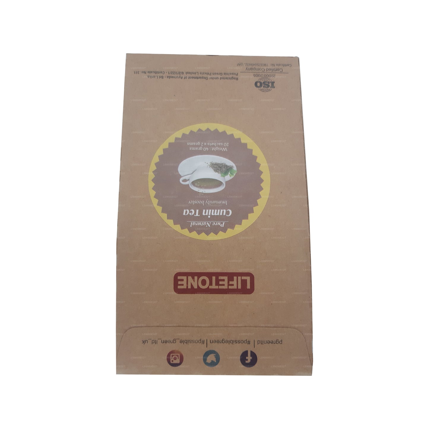 Lifetone spidskommen te (40g) 20 teposer