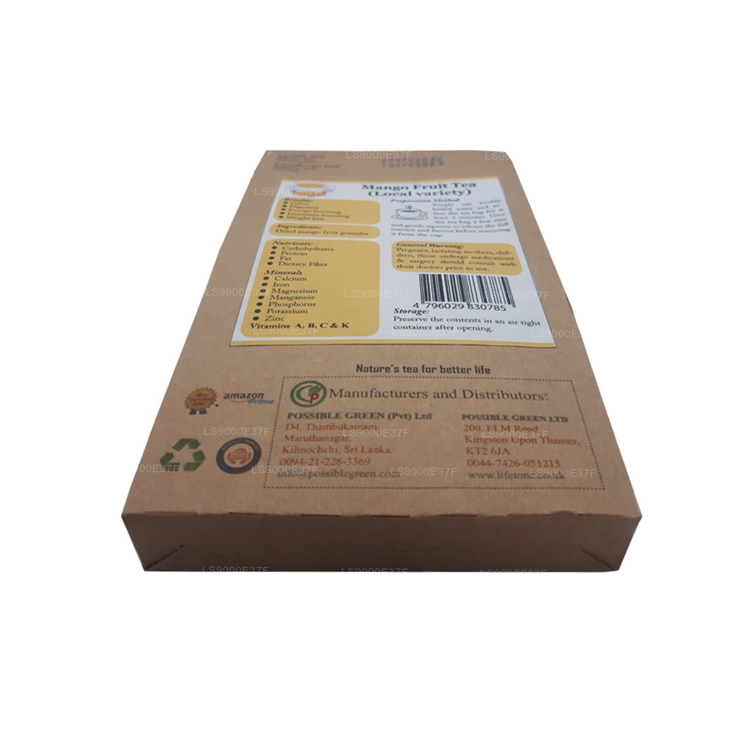 Lifetone Mango Fruit Tea (40g) 20 Tea Bags