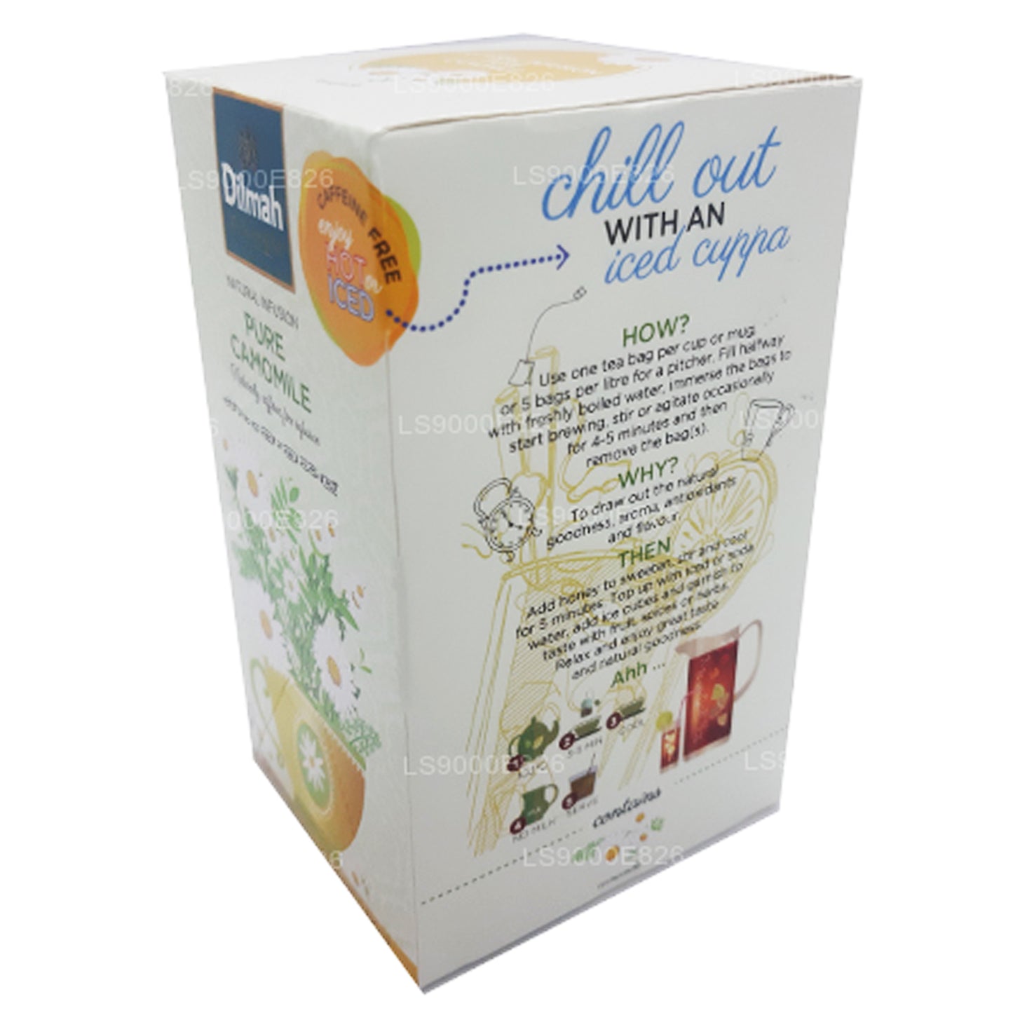 Dilmah rene kamilleblomster (30 g) 20 teposer