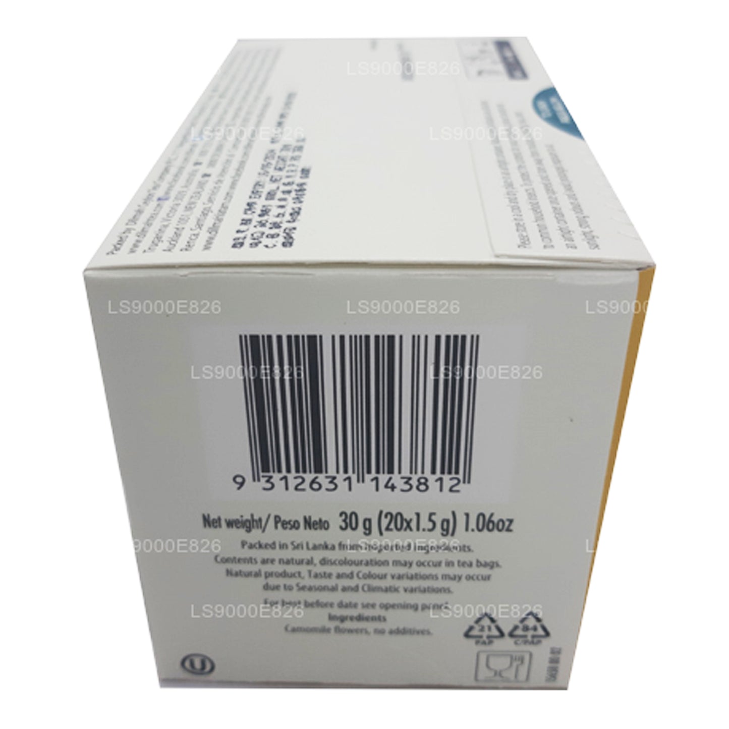 Dilmah rene kamilleblomster (30 g) 20 teposer