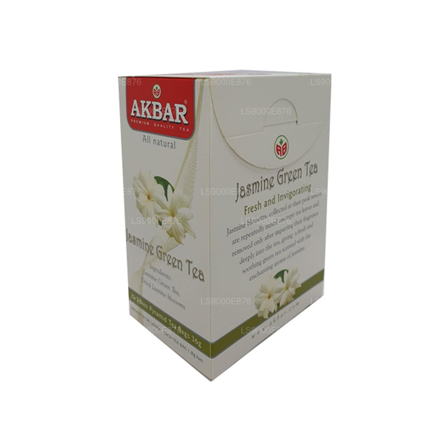 Akbar Jasmine Grøn Te (36g) 20 Teposer