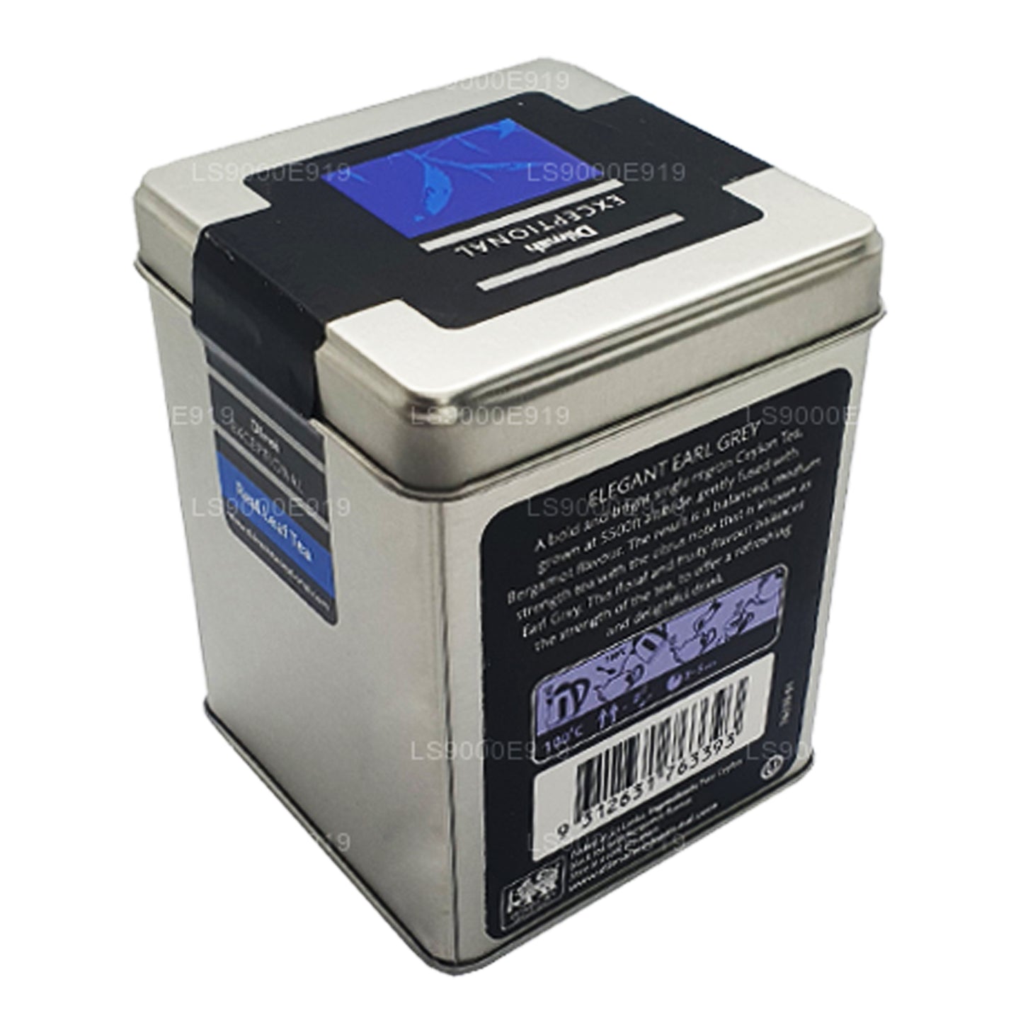 Dilmah Enestående Elegant Earl Grey Real Leaf Te (100 g)