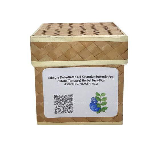Lakpura Dehydreret Nil Katarolu (sommerfugl ærter; Clitoria Ternatea) urtete (40g)
