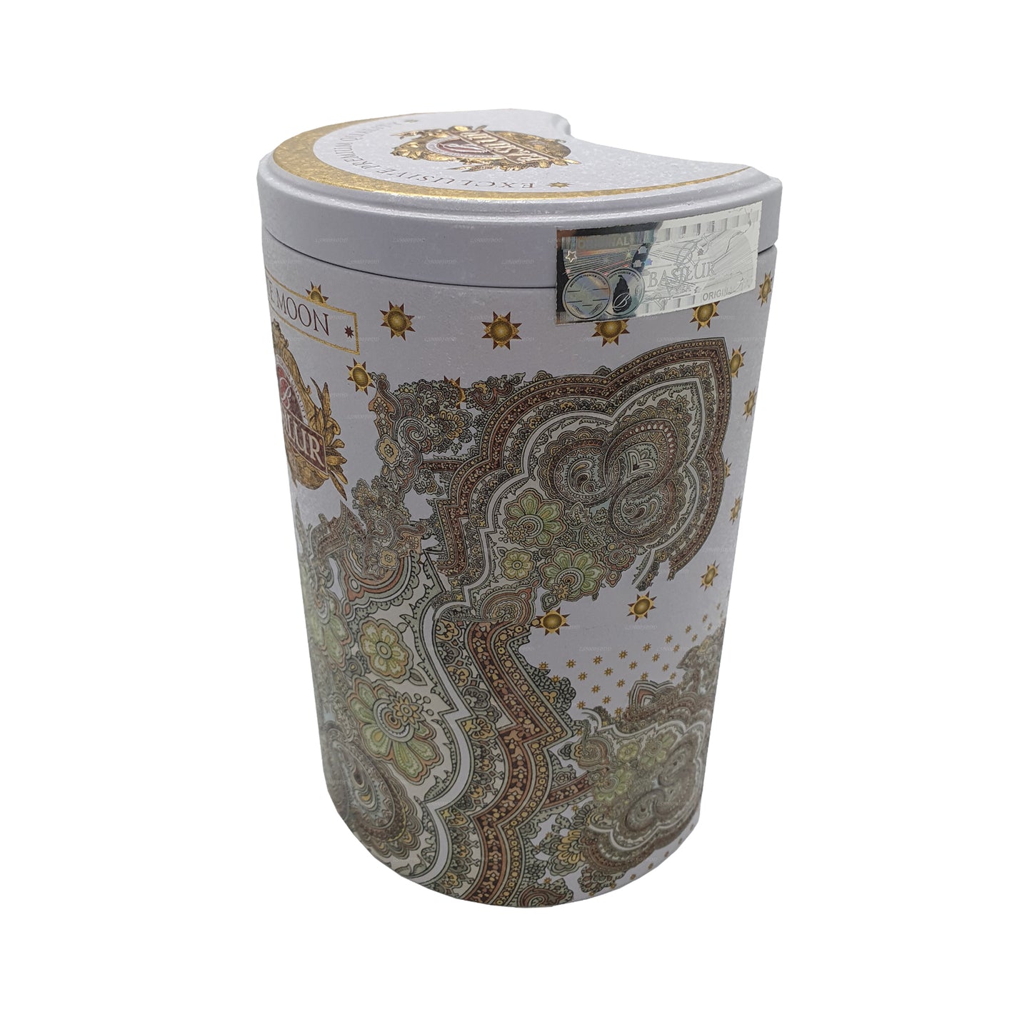Basilur orientalsk „White Moon“ (100 g) Caddy
