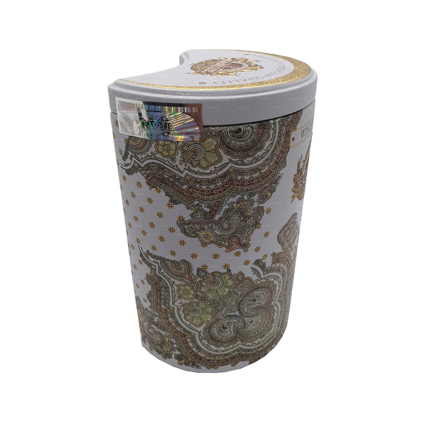 Basilur orientalsk „White Moon“ (100 g) Caddy