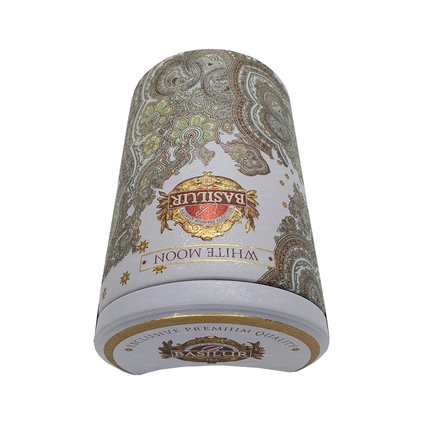 Basilur orientalsk „White Moon“ (100 g) Caddy