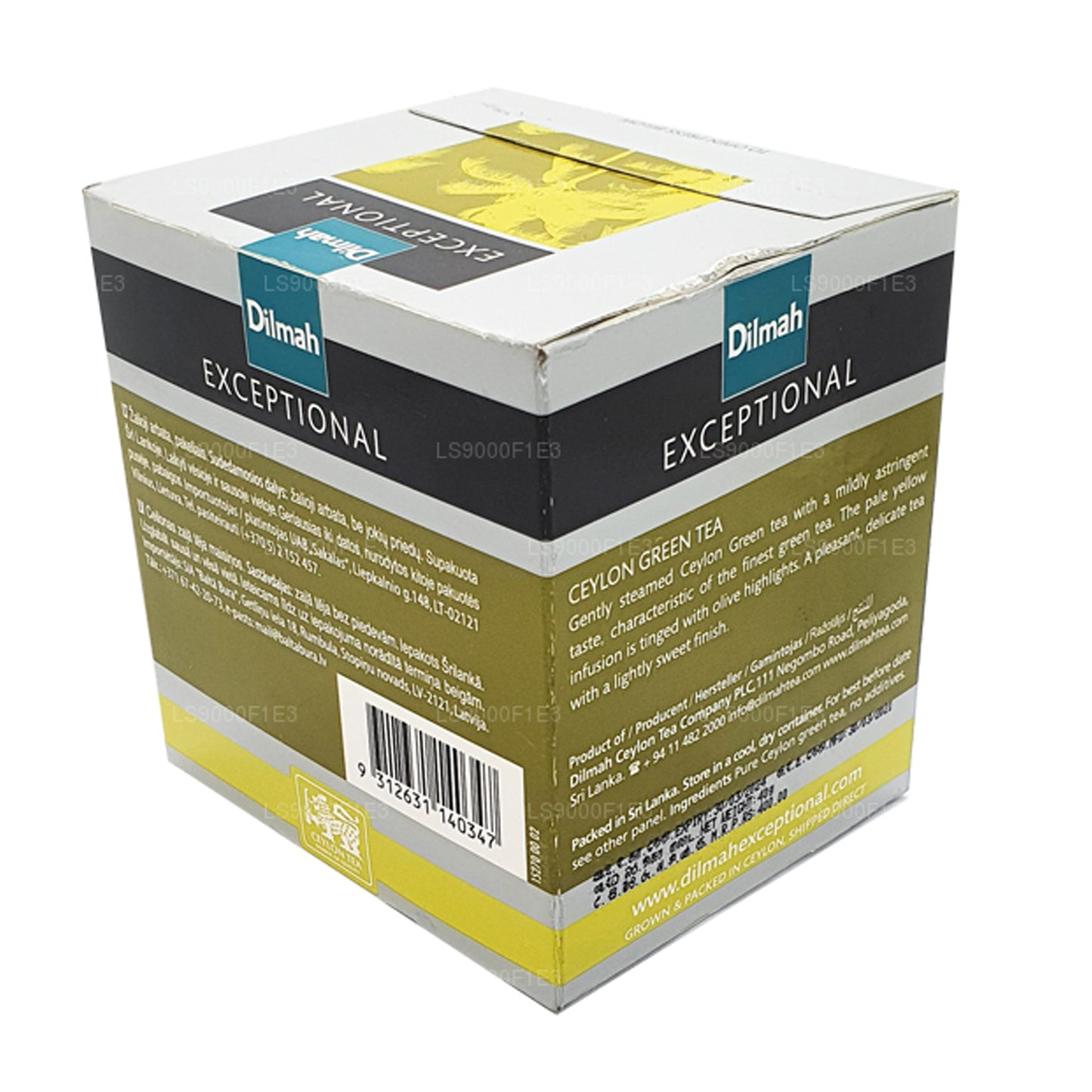 Dilmah Enestående Ceylon grøn te (40g) 20 teposer