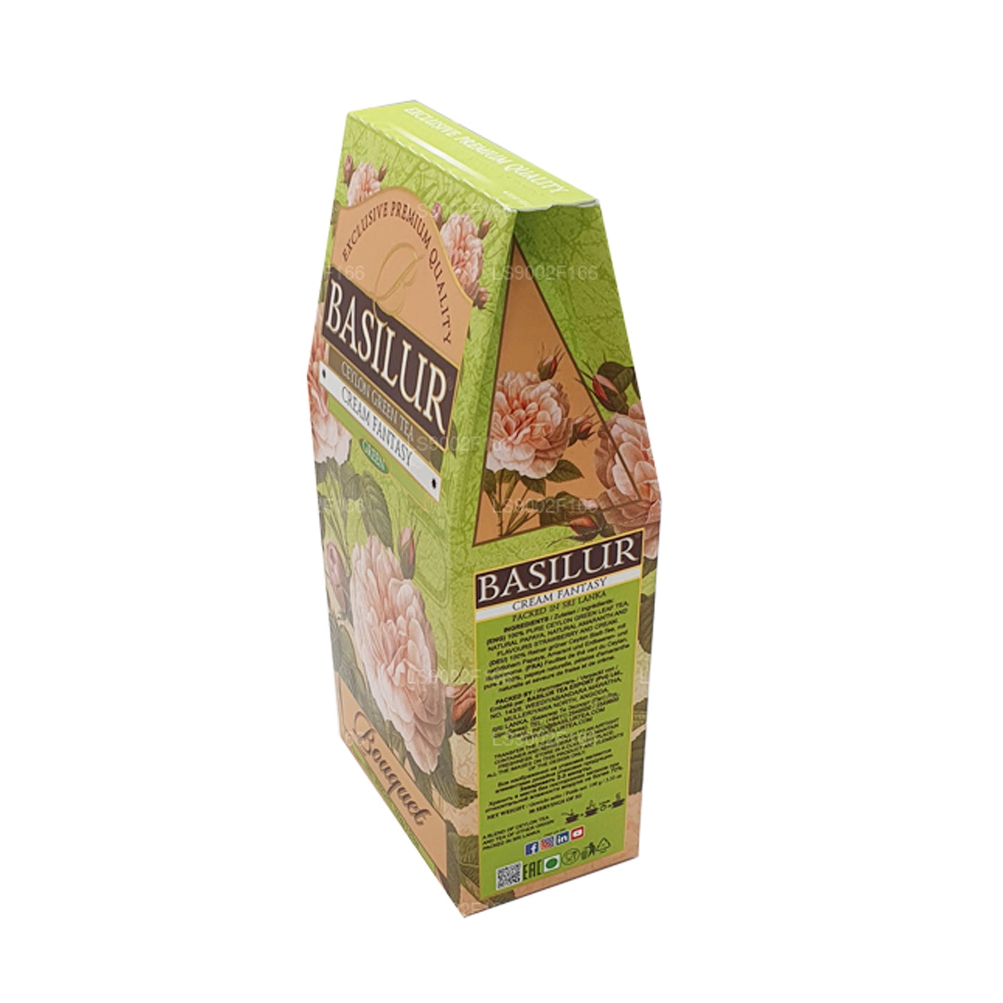 Basilur Creme Fantasy Ceylon Grøn Te (100 g)