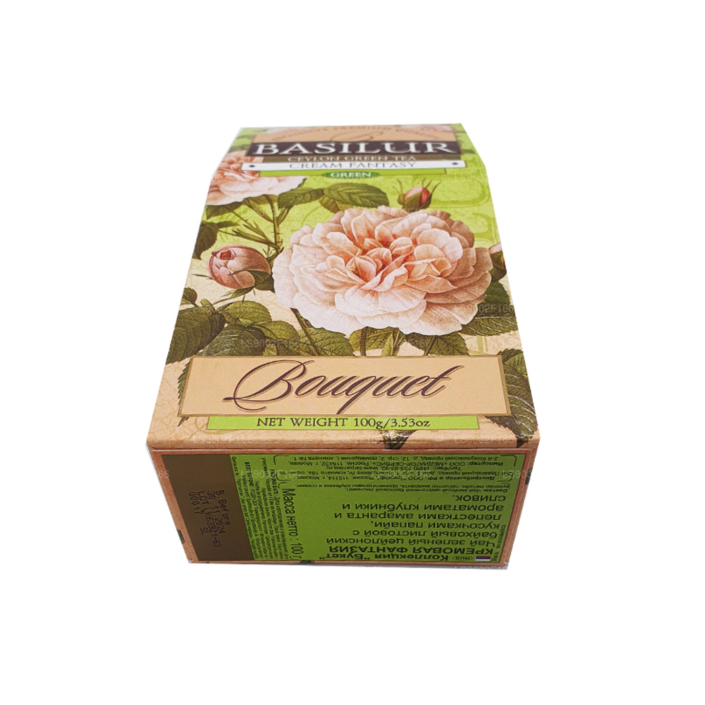 Basilur Creme Fantasy Ceylon Grøn Te (100 g)