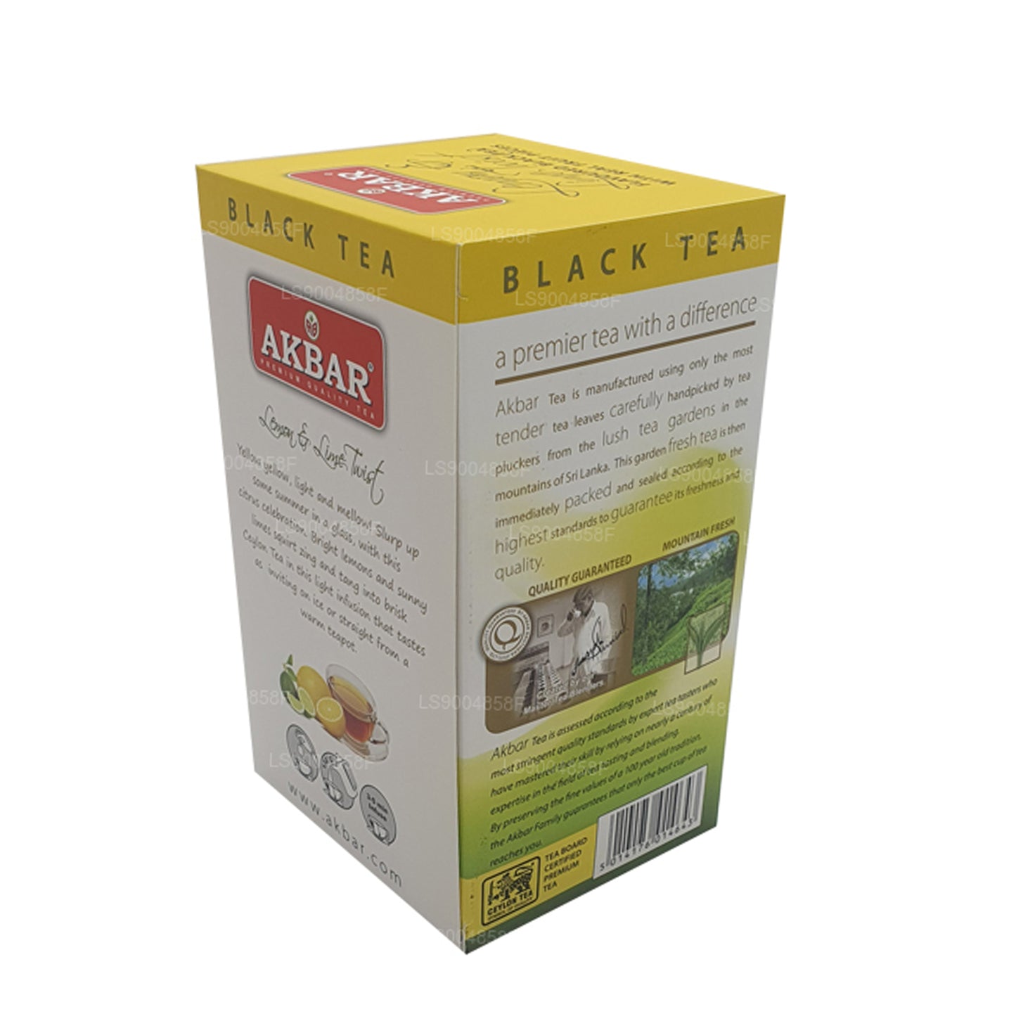 Akbar Citron og Lime Twist Tea (40g) 20 teposer