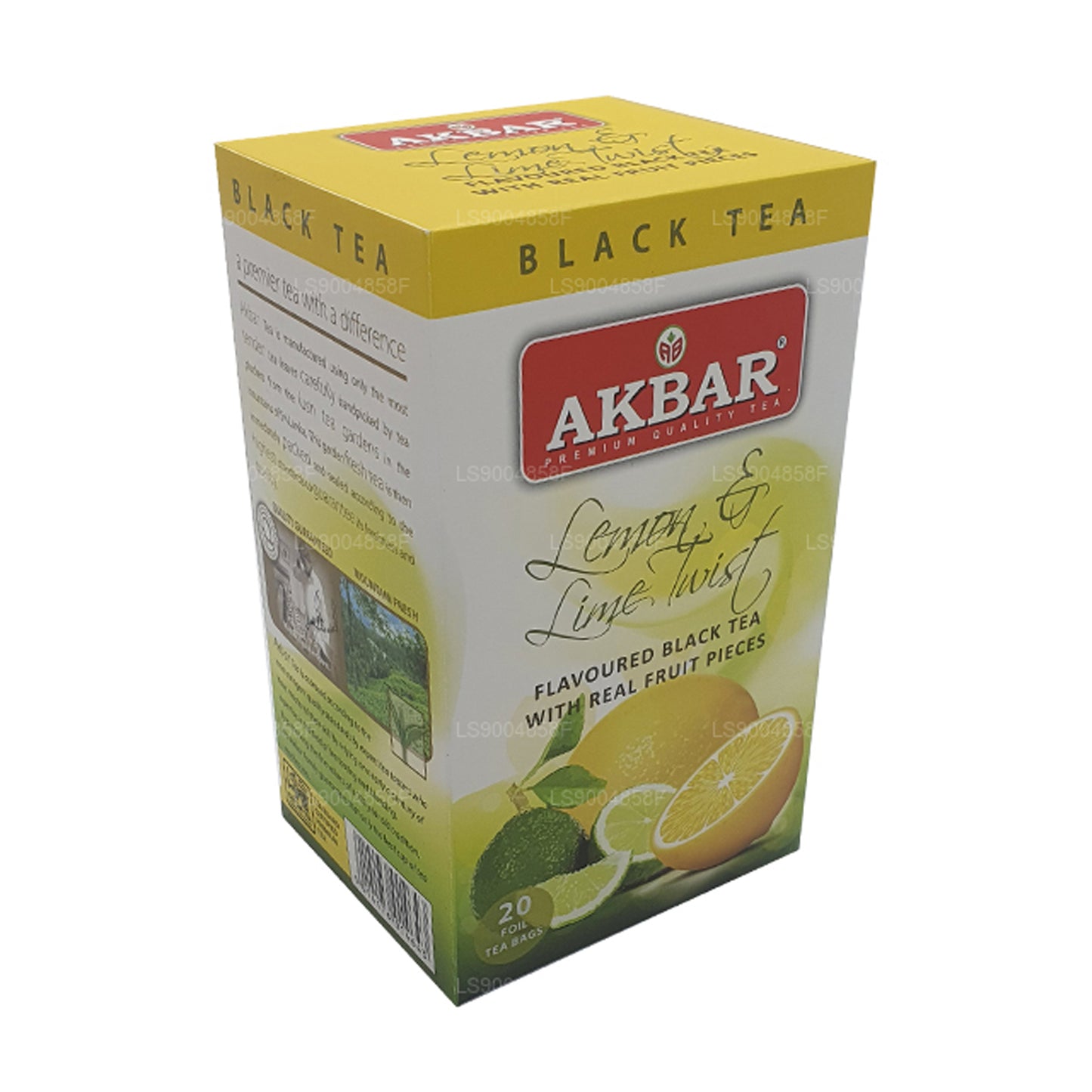 Akbar Citron og Lime Twist Tea (40g) 20 teposer