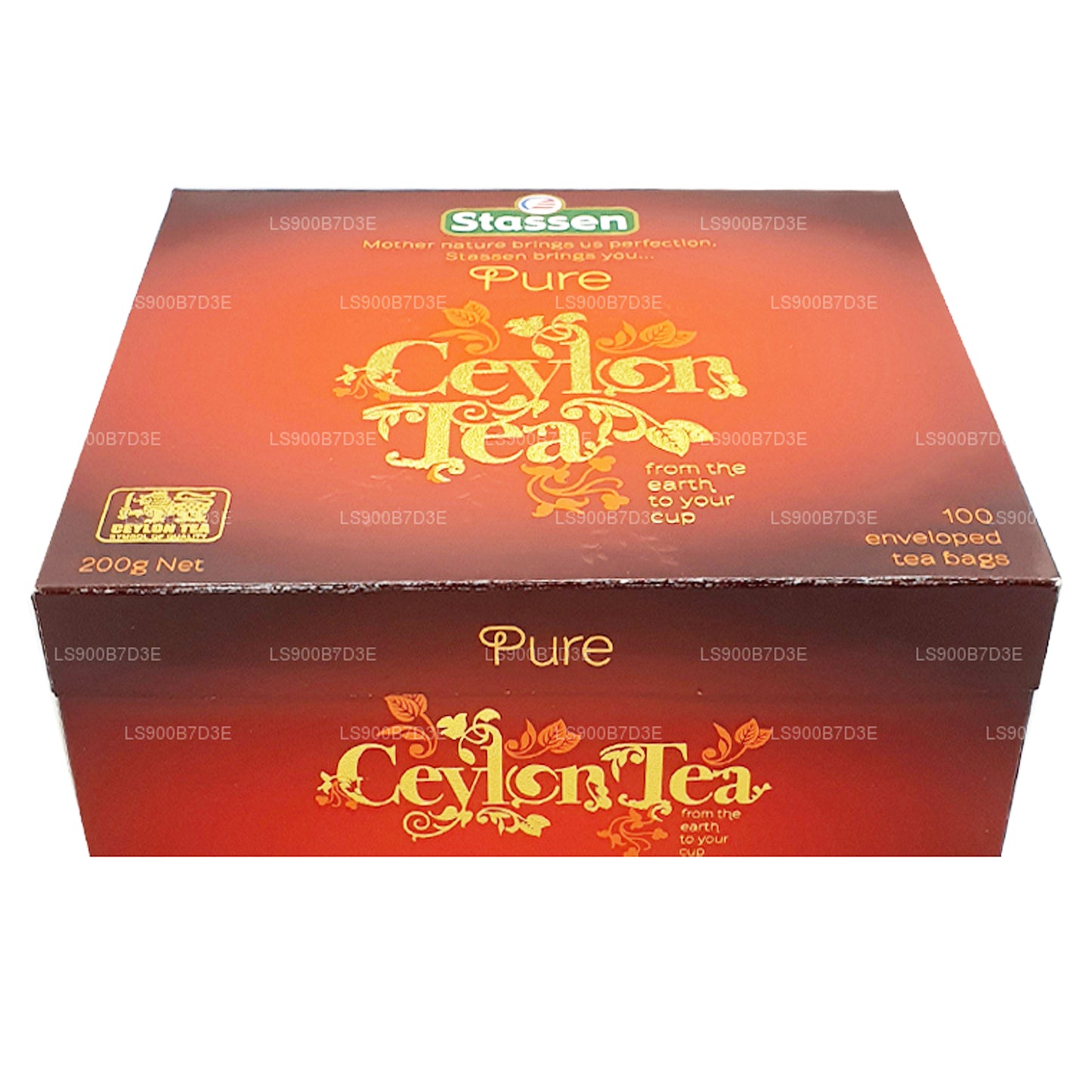 Stassen Pure Ceylon sort te (200g) 100 teposer