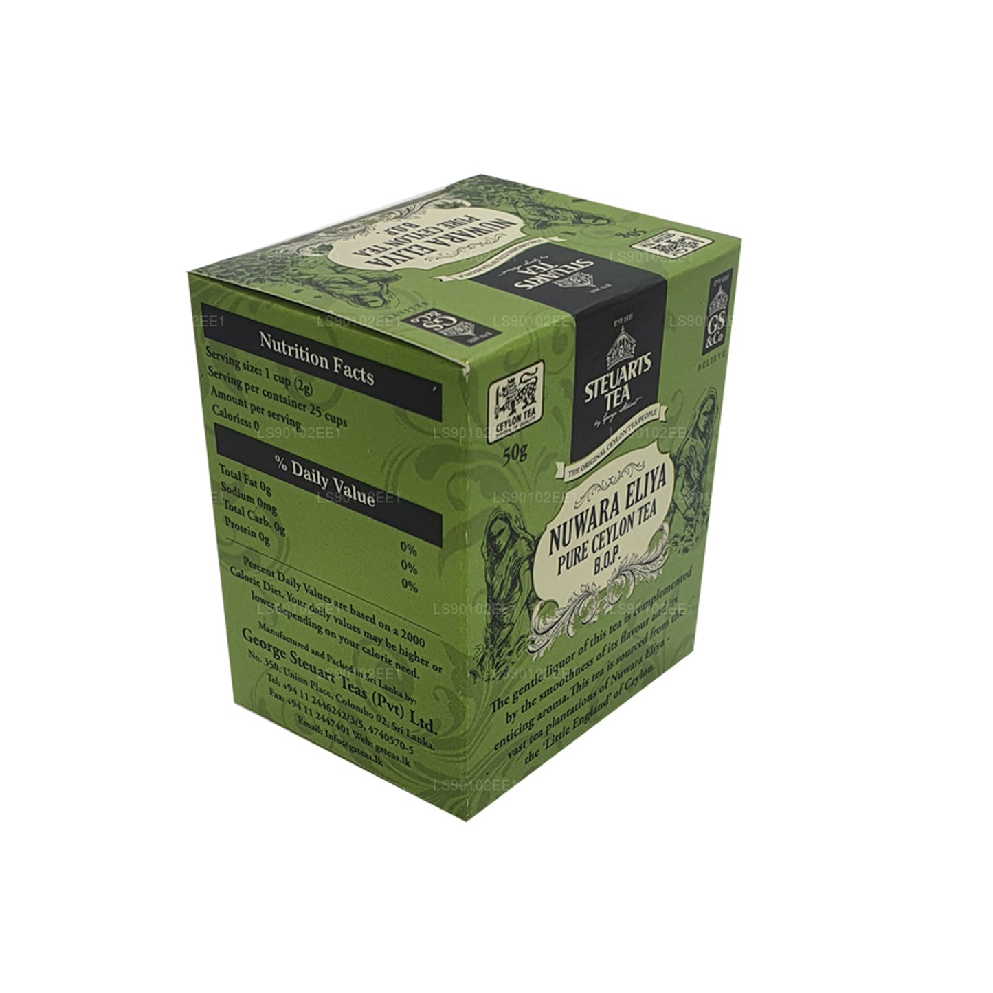 George Steuart Nuwara Eliya BOP Leaf te (50 g)