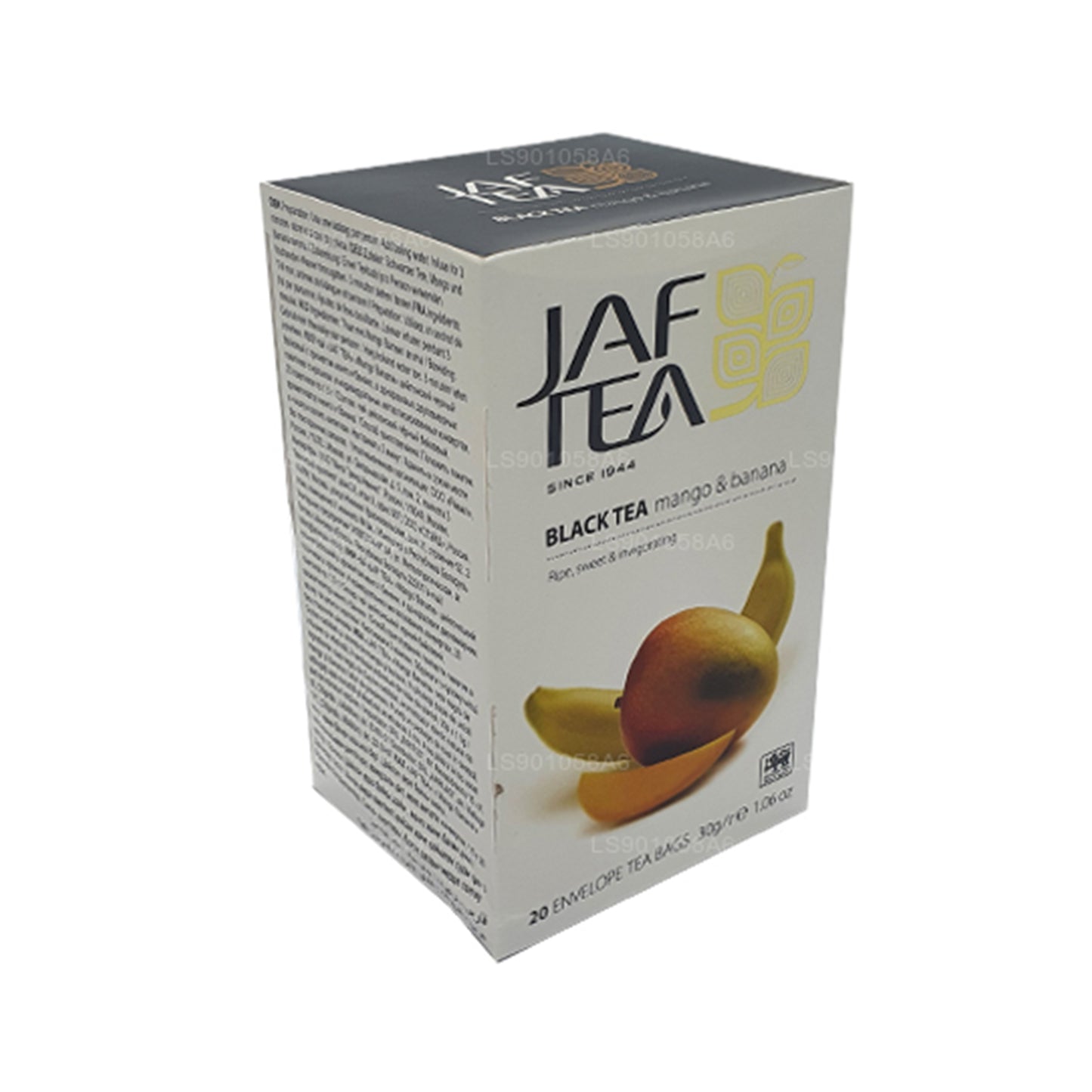 Jaf te ren frugt samling sort te mango banan (30g) 20 teposer