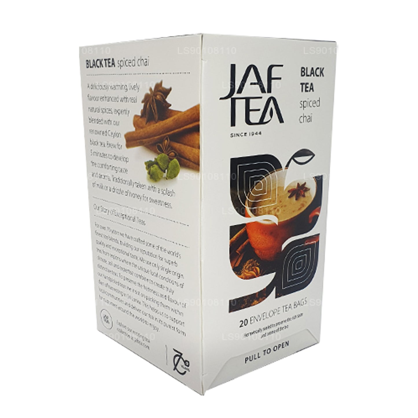 Jaf te ren krydderi samling sort te krydret Chai (40g) 20 teposer