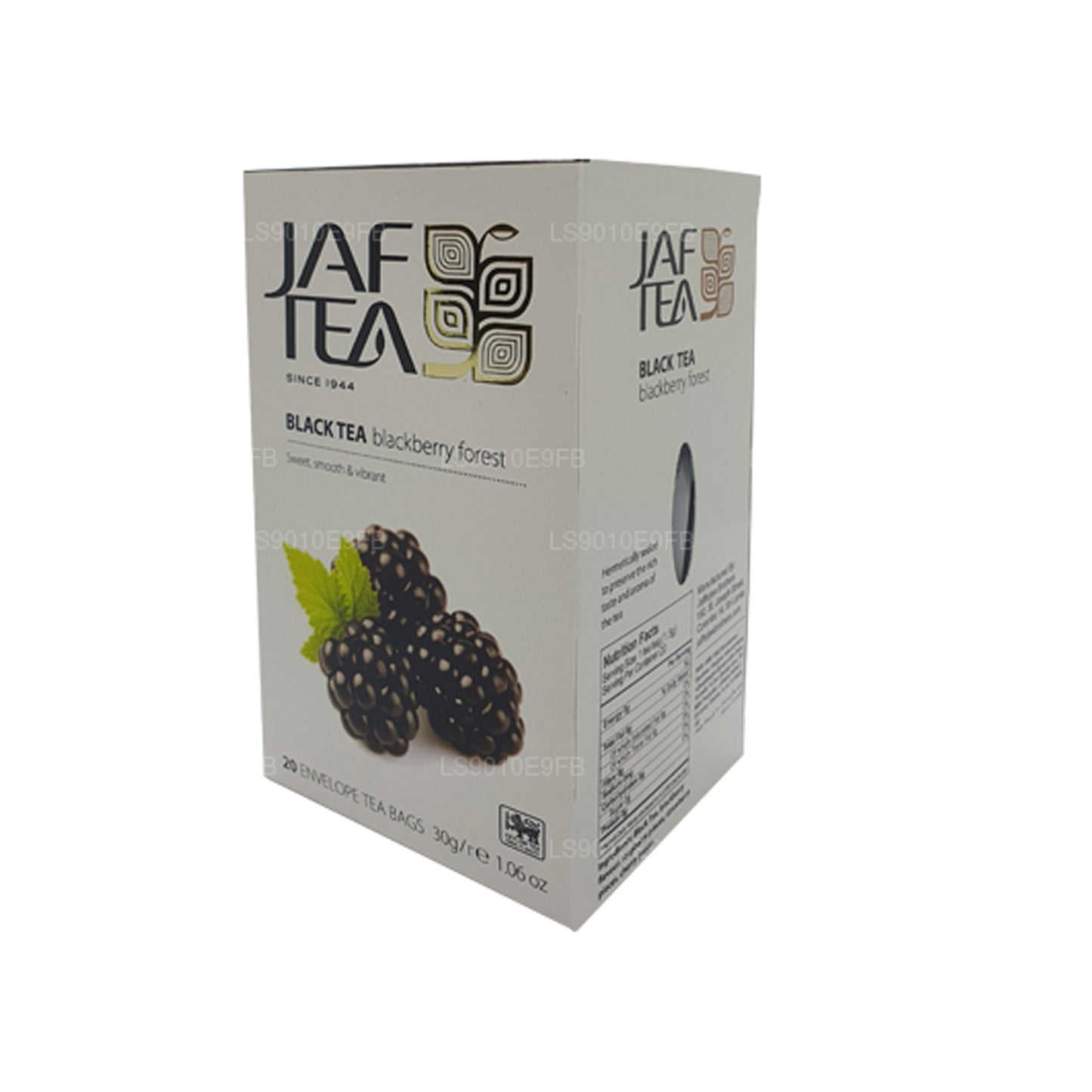 Jaf te ren frugt samling sort te Blackberry Forest folie indhylle teposer (30 g)