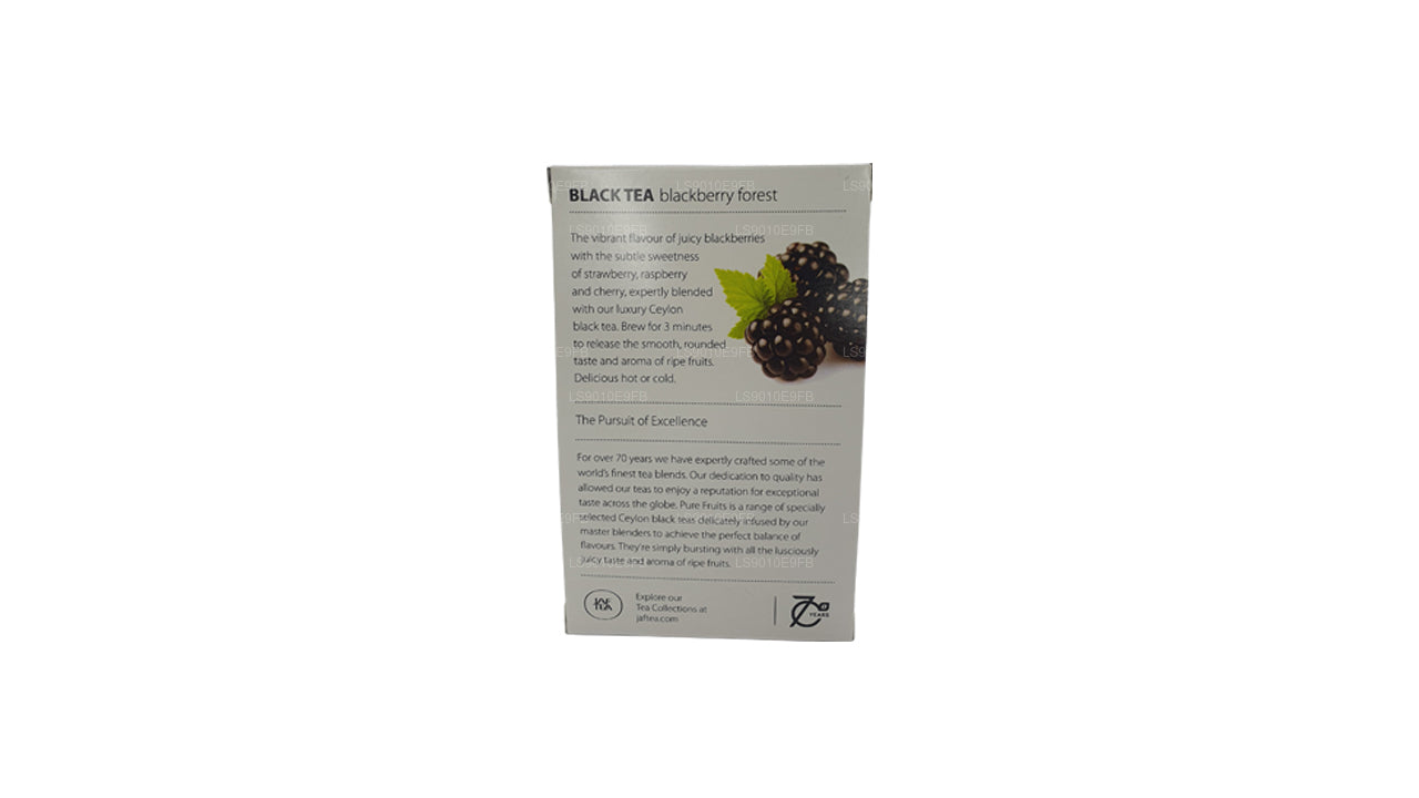 Jaf te ren frugt samling sort te Blackberry Forest folie indhylle teposer (30 g)