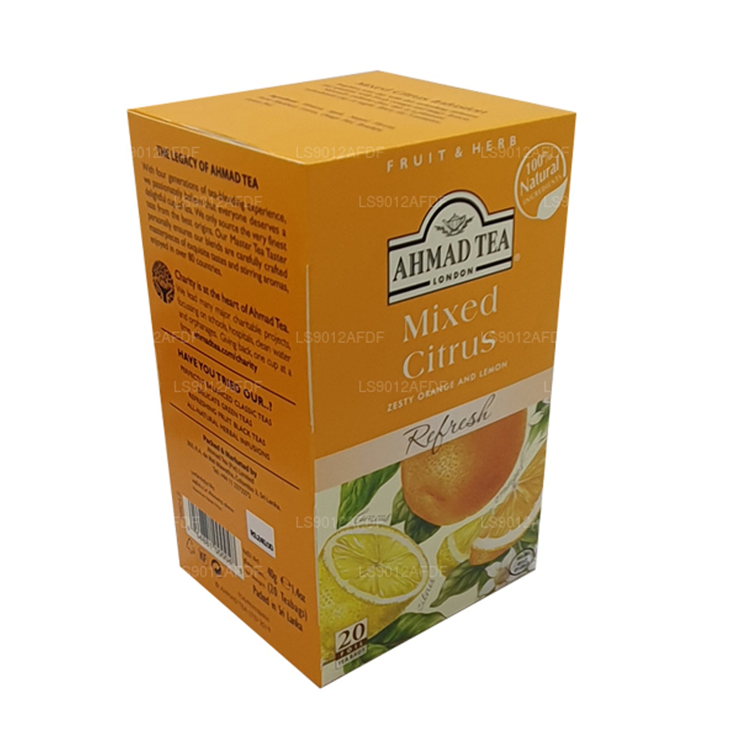 Ahmad te blandet citruste (40 g) 20 teposer