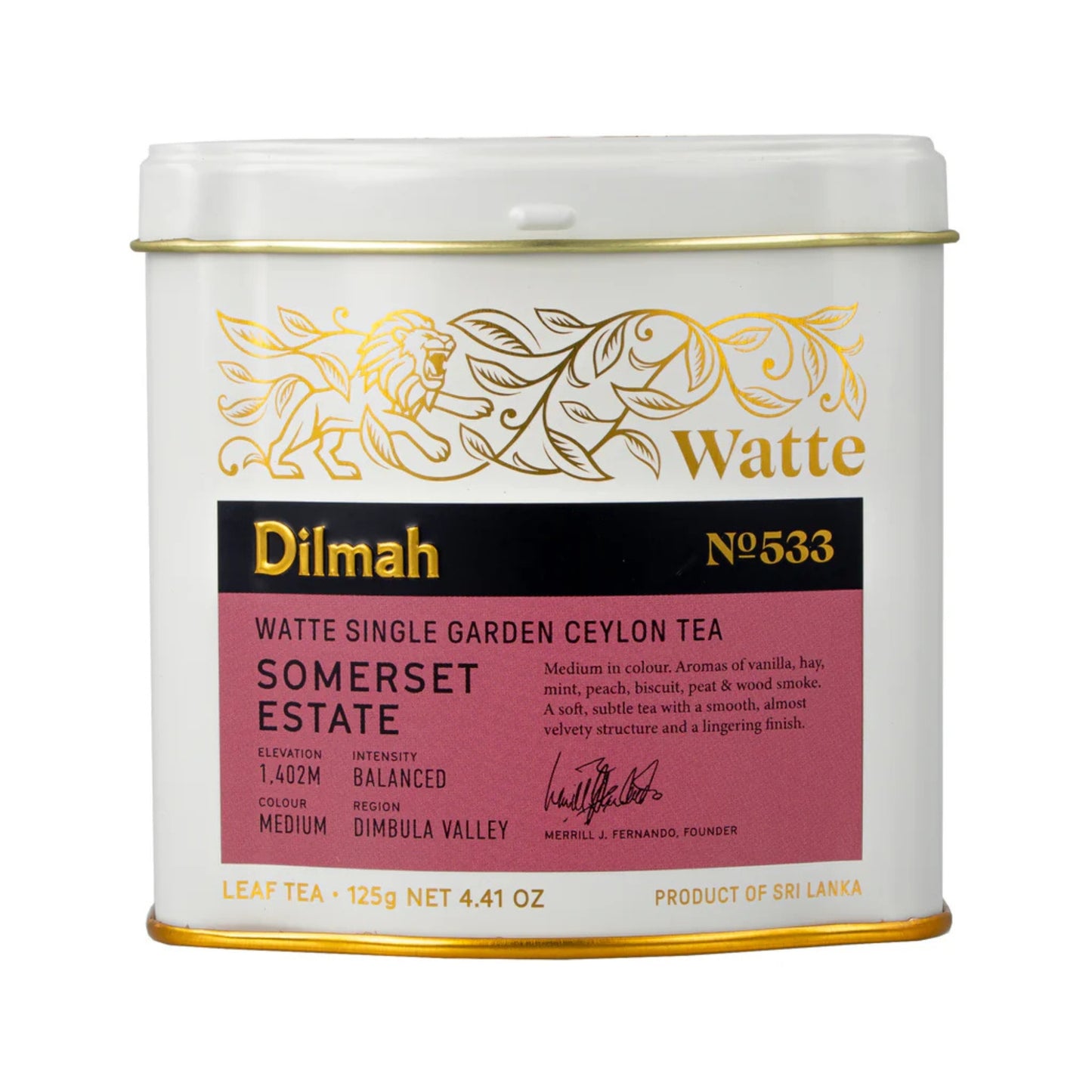 Dilmah Udo Watte Loose Leaf Te (125g)