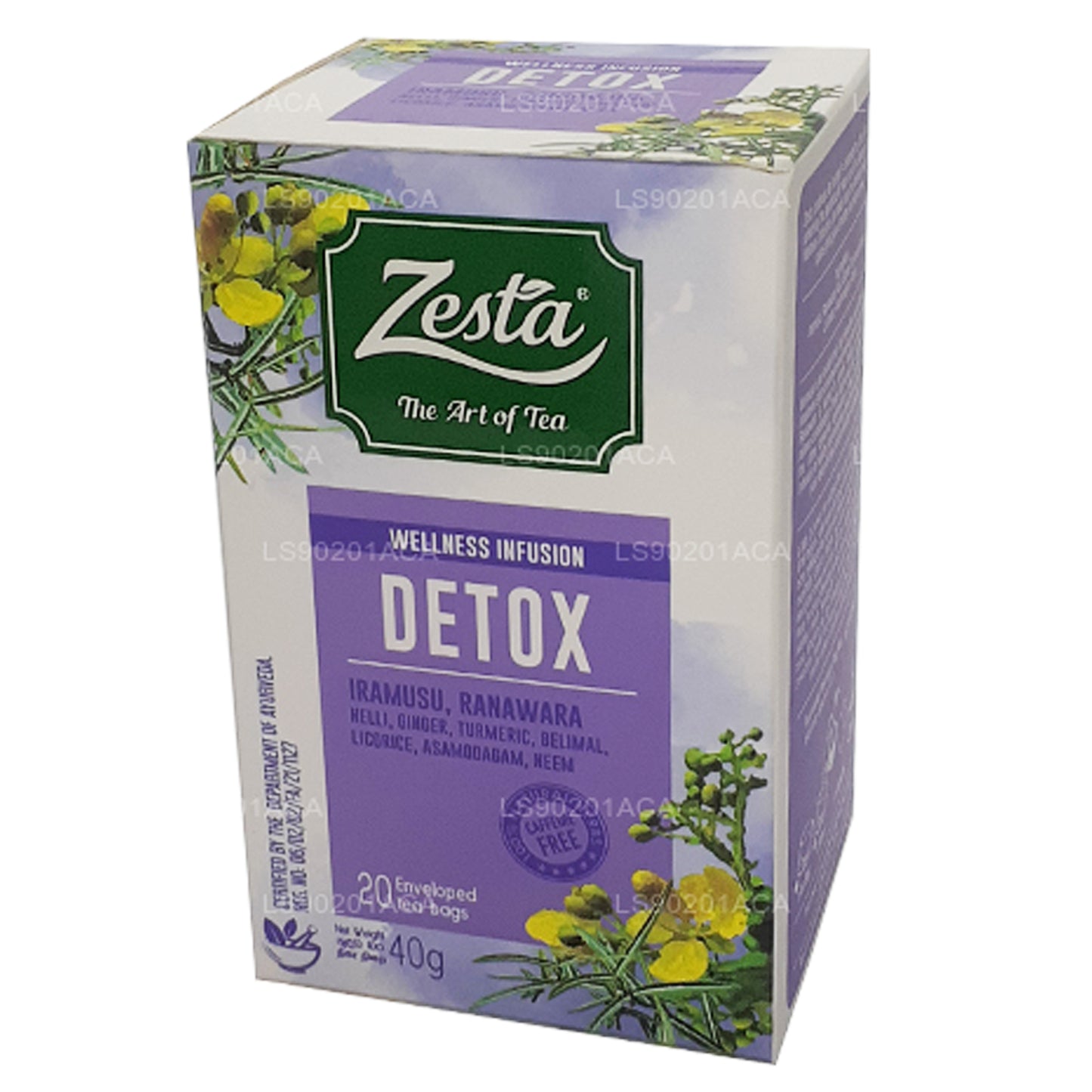 Zesta Detox Iramusu, Ranawara (40g) 20 teposer