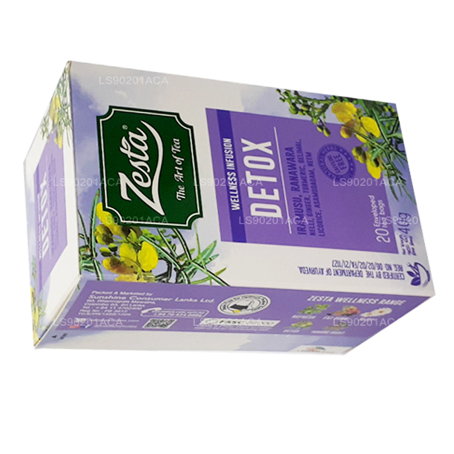 Zesta Detox Iramusu, Ranawara (40g) 20 teposer