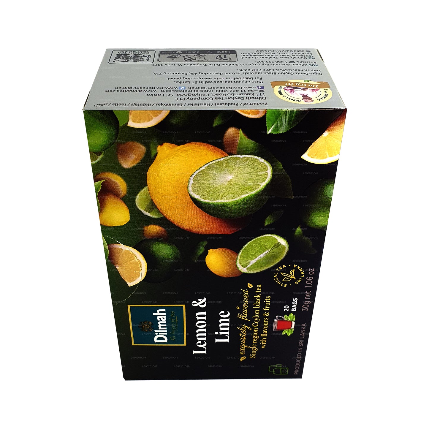 Dilmah citron aromatiseret te (30g) 20 teposer