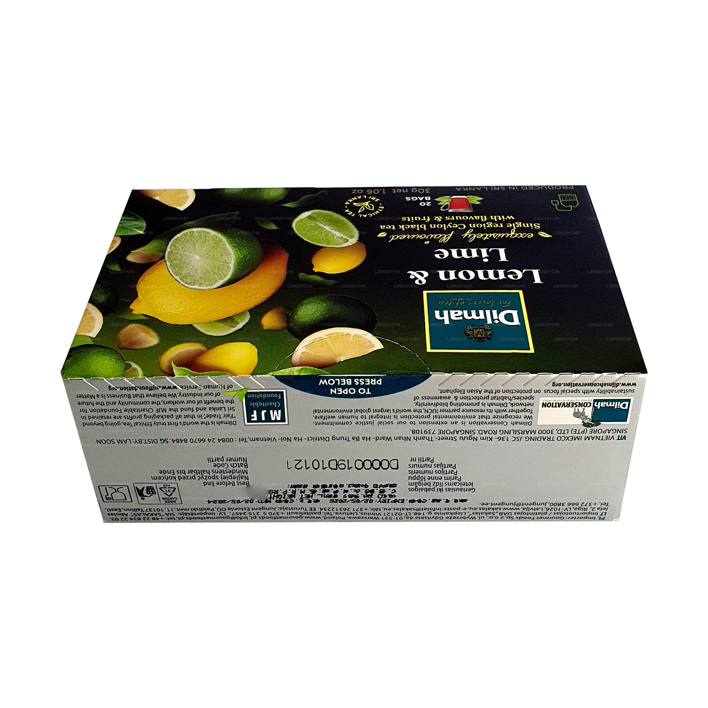 Dilmah citron aromatiseret te (30g) 20 teposer
