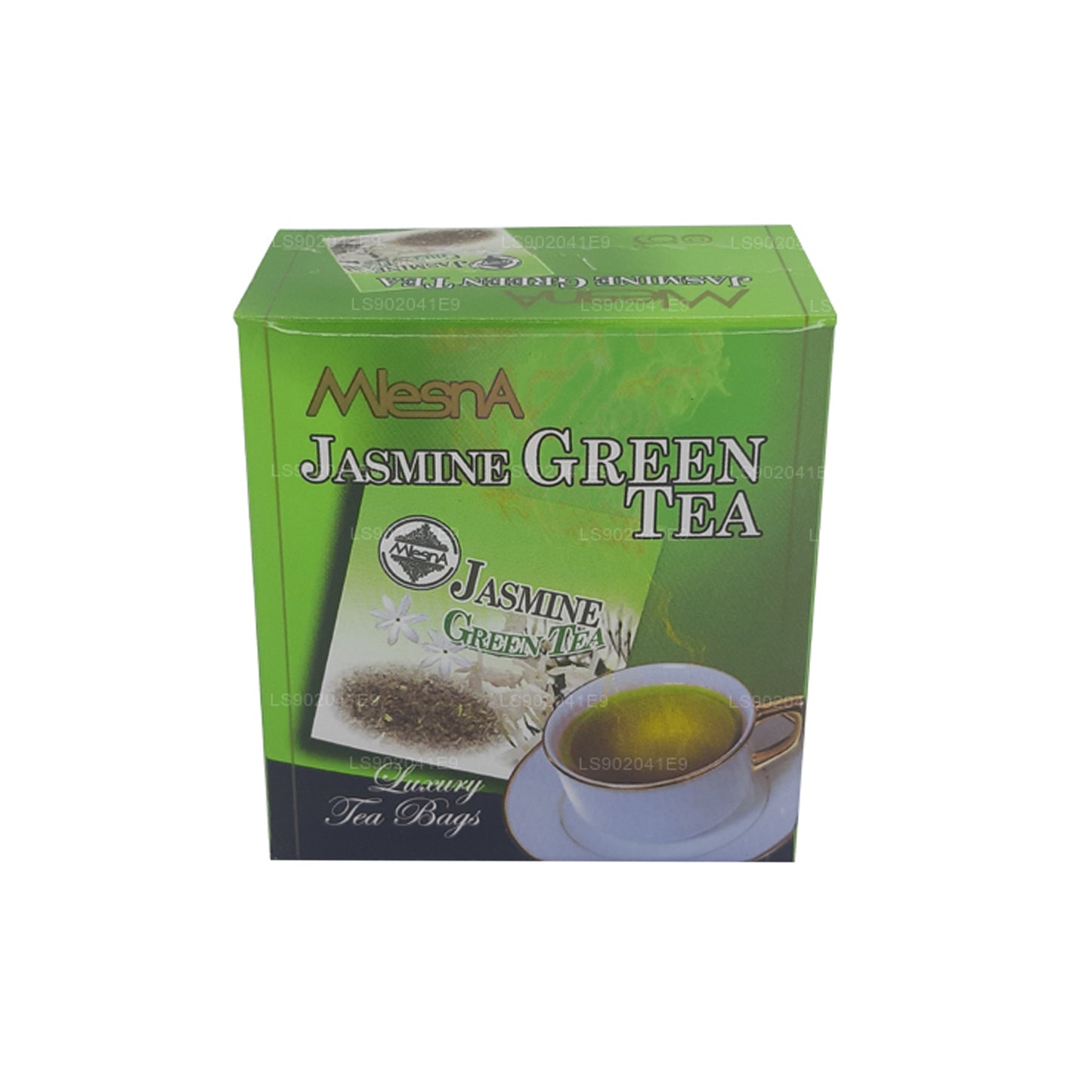 Mlesna Jasmin Grøn Te (20g) 10 Luksus Tebreve