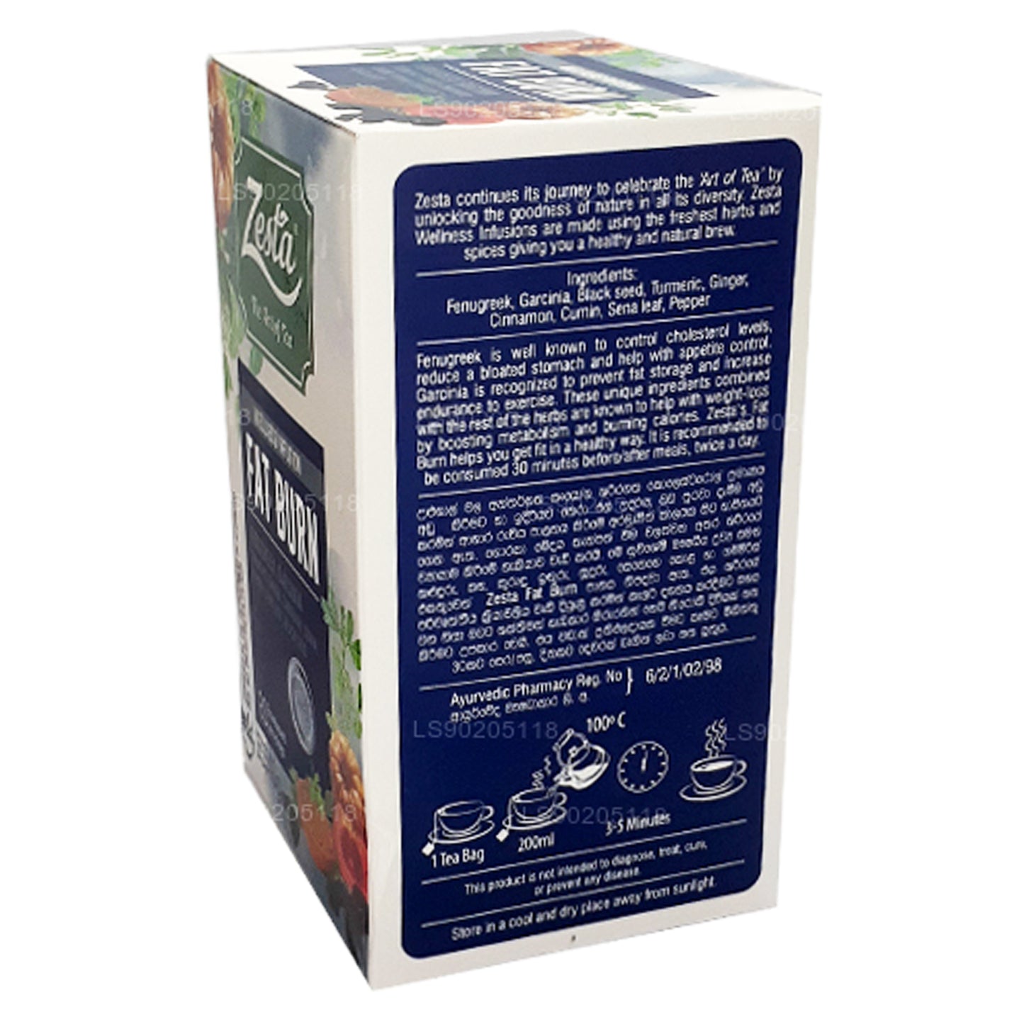 Zesta Fat Burn (40g) 20 teposer